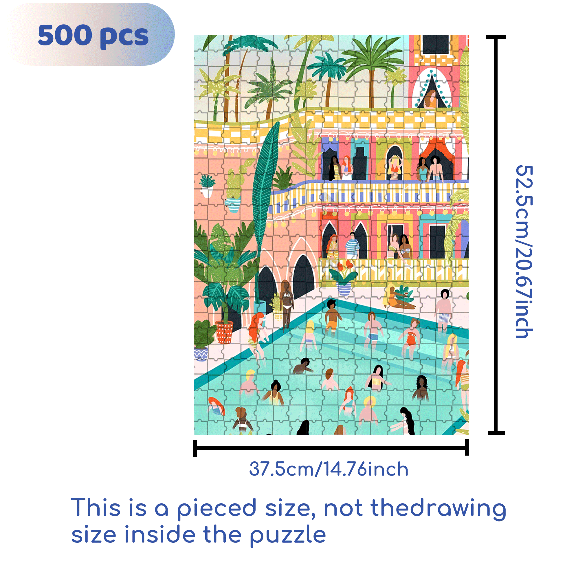 Playful Moments 500pcs/1000pcs Jigsaw Puzzle, Scratch-Resistant, Interactive Family Game & Brain-Boosting DIY Decor, Perfect for Halloween, Christmas & New Year Gifts, Family Puzzle Game