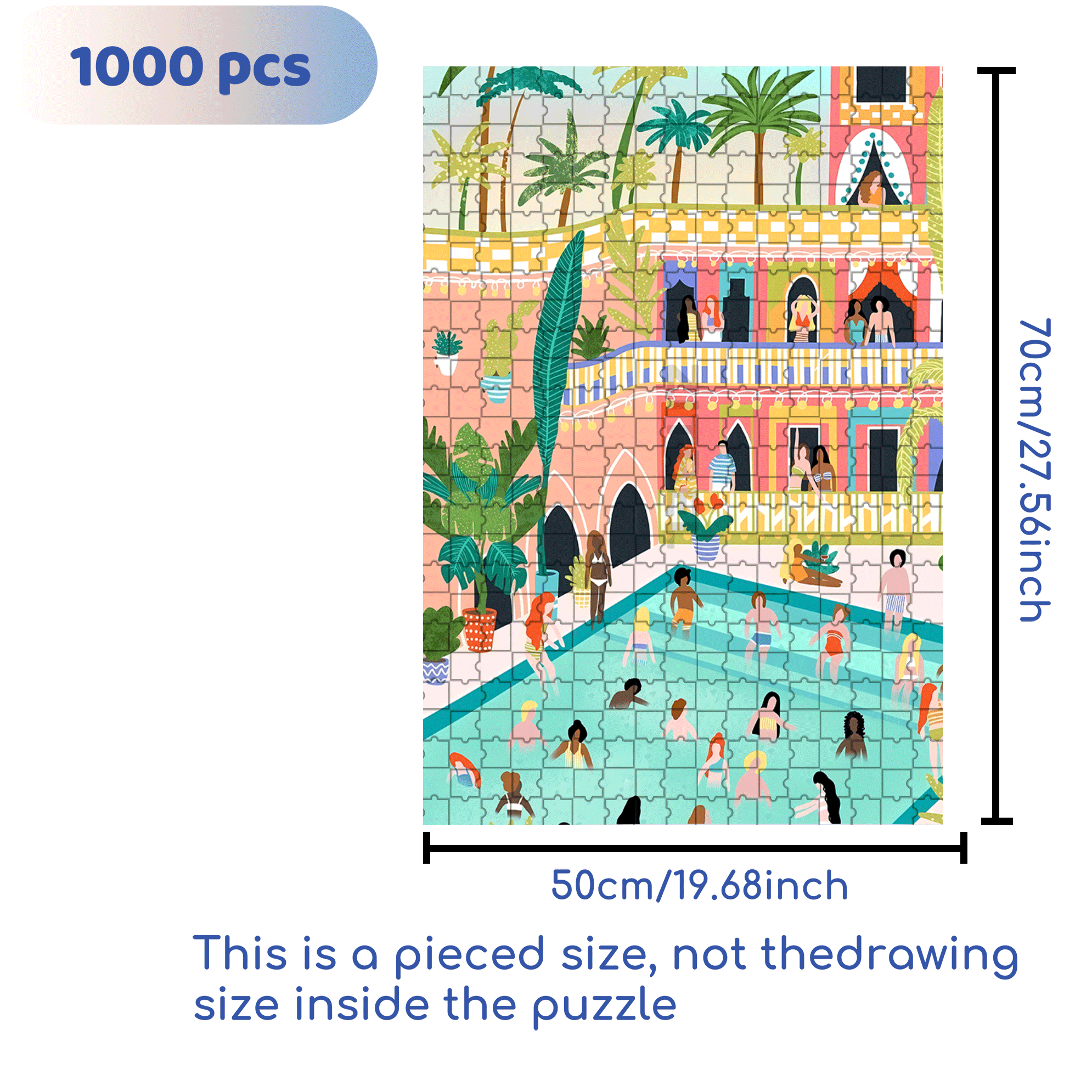 Playful Moments 500pcs/1000pcs Jigsaw Puzzle, Scratch-Resistant, Interactive Family Game & Brain-Boosting DIY Decor, Perfect for Halloween, Christmas & New Year Gifts, Family Puzzle Game