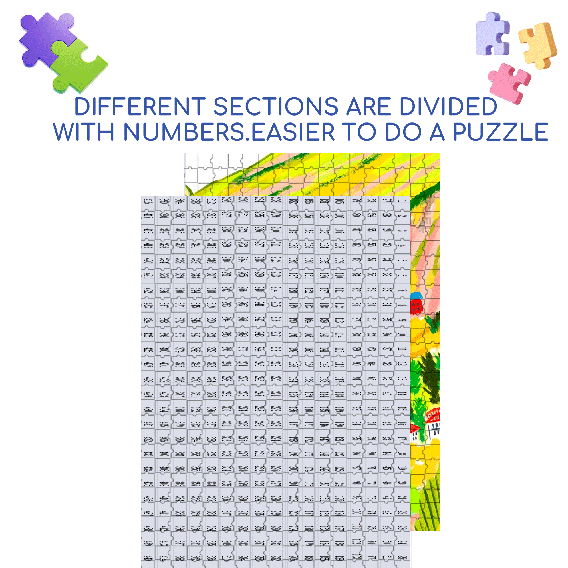 Seeking Inner Peace 500pcs/1000pcs Jigsaw Puzzle, Scratch-Resistant, Interactive Family Game & Brain-Boosting DIY Decor, Perfect for Halloween, Christmas & New Year Gifts, Family Puzzle Game