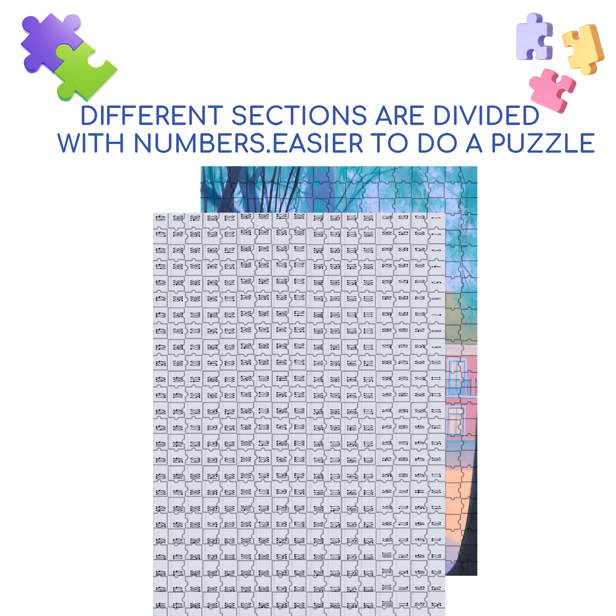 Solitude In The City 500pcs/1000pcs Jigsaw Puzzle, Scratch-Resistant, Interactive Family Game & Brain-Boosting DIY Decor, Perfect for Halloween, Christmas & New Year Gifts, Family Puzzle Game