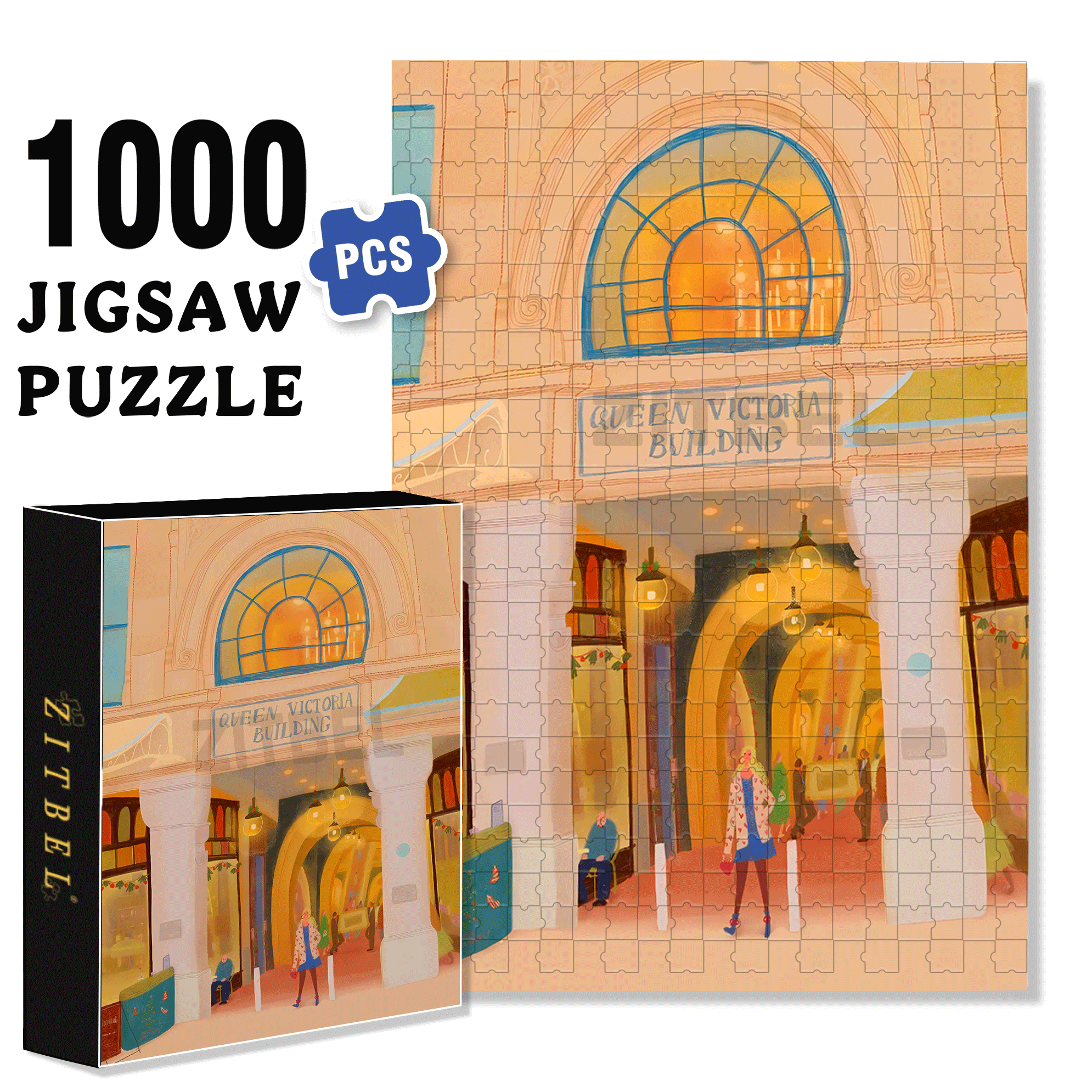 Taste The Sweetness Of Life On An Ordinary Day 500pcs/1000pcs Jigsaw Puzzle, Scratch-Resistant, Interactive Family Game & Brain-Boosting DIY Decor, Perfect for Halloween, Christmas & New Year Gifts, Family Puzzle Game