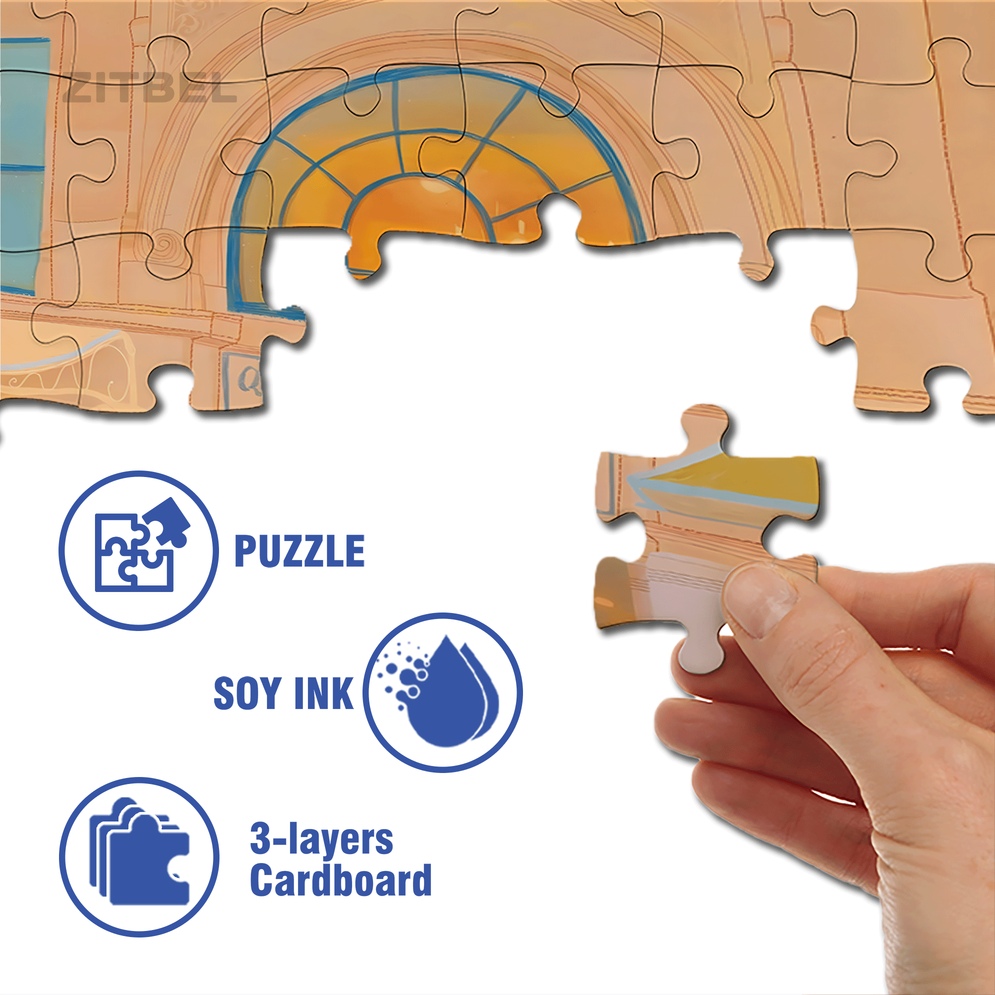 Taste The Sweetness Of Life On An Ordinary Day 500pcs/1000pcs Jigsaw Puzzle, Scratch-Resistant, Interactive Family Game & Brain-Boosting DIY Decor, Perfect for Halloween, Christmas & New Year Gifts, Family Puzzle Game