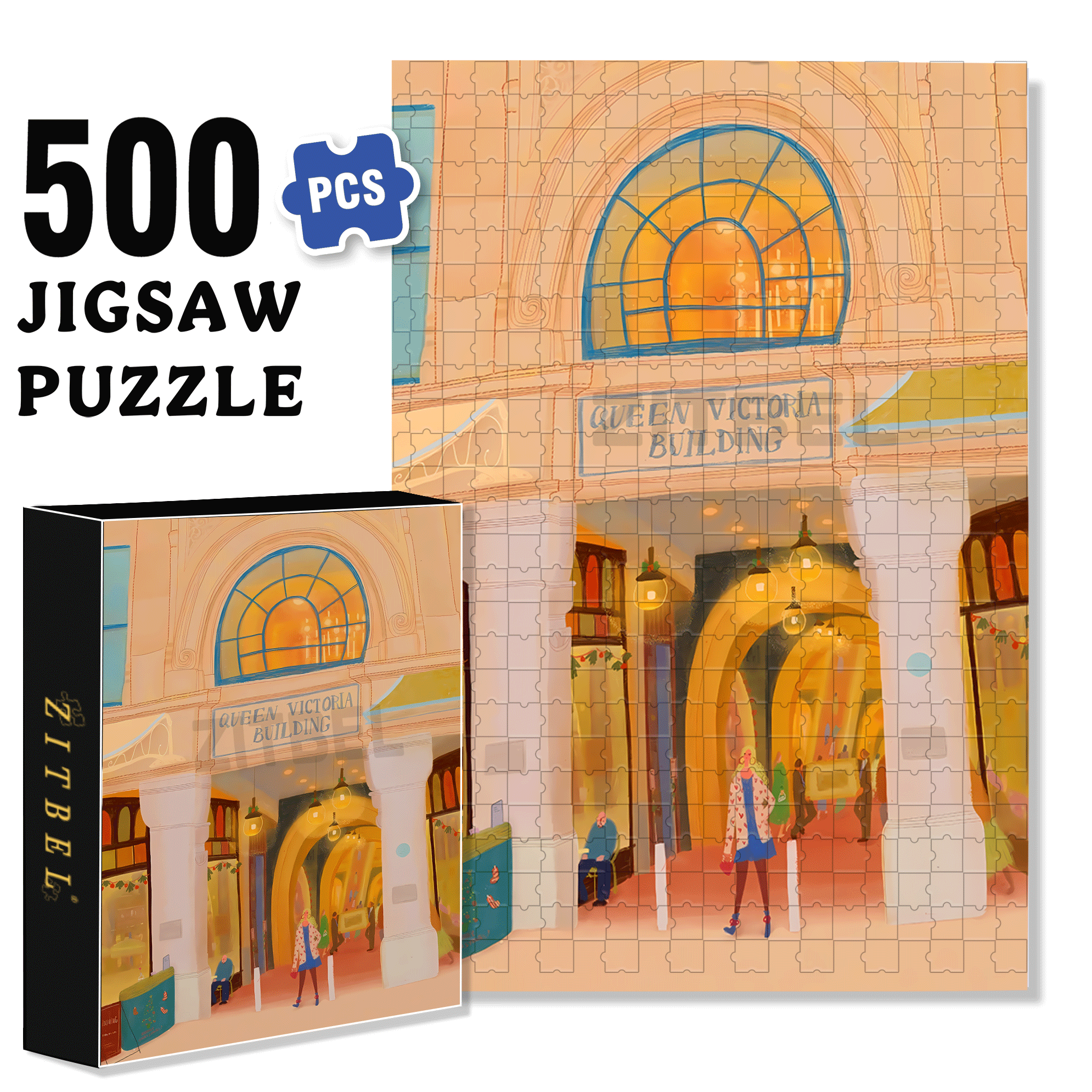 Taste The Sweetness Of Life On An Ordinary Day 500pcs/1000pcs Jigsaw Puzzle, Scratch-Resistant, Interactive Family Game & Brain-Boosting DIY Decor, Perfect for Halloween, Christmas & New Year Gifts, Family Puzzle Game