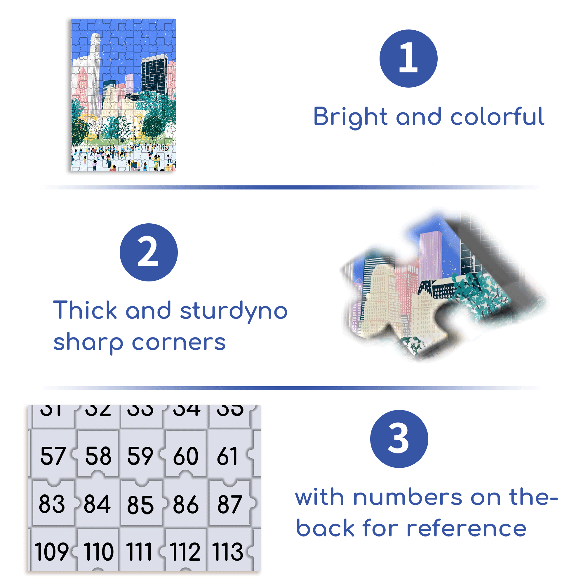 The Beat Of The City 500pcs/1000pcs Jigsaw Puzzle, Scratch-Resistant, Interactive Family Game & Brain-Boosting DIY Decor, Perfect for Halloween, Christmas & New Year Gifts, Family Puzzle Game