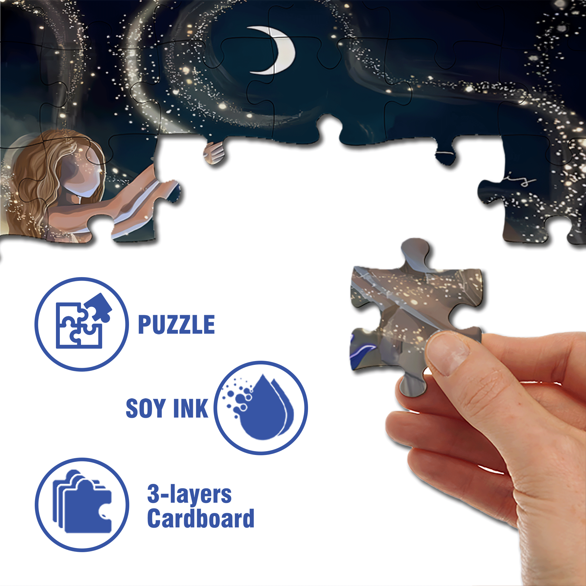 The Earth Breathes 2 500pcs/1000pcs Jigsaw Puzzle, Scratch-Resistant, Interactive Family Game & Brain-Boosting DIY Decor, Perfect for Halloween, Christmas & New Year Gifts, Family Puzzle Game