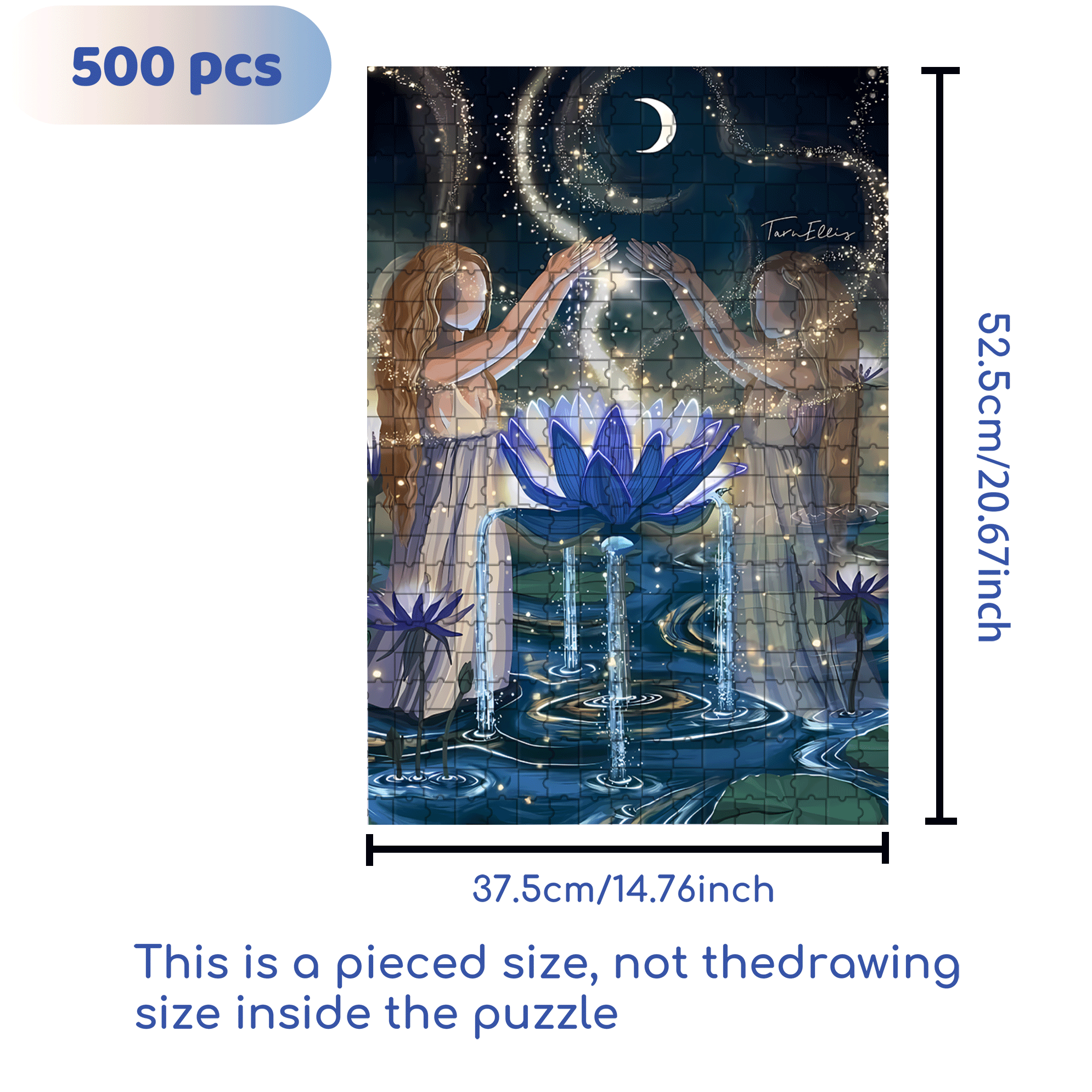 The Earth Breathes 2 500pcs/1000pcs Jigsaw Puzzle, Scratch-Resistant, Interactive Family Game & Brain-Boosting DIY Decor, Perfect for Halloween, Christmas & New Year Gifts, Family Puzzle Game
