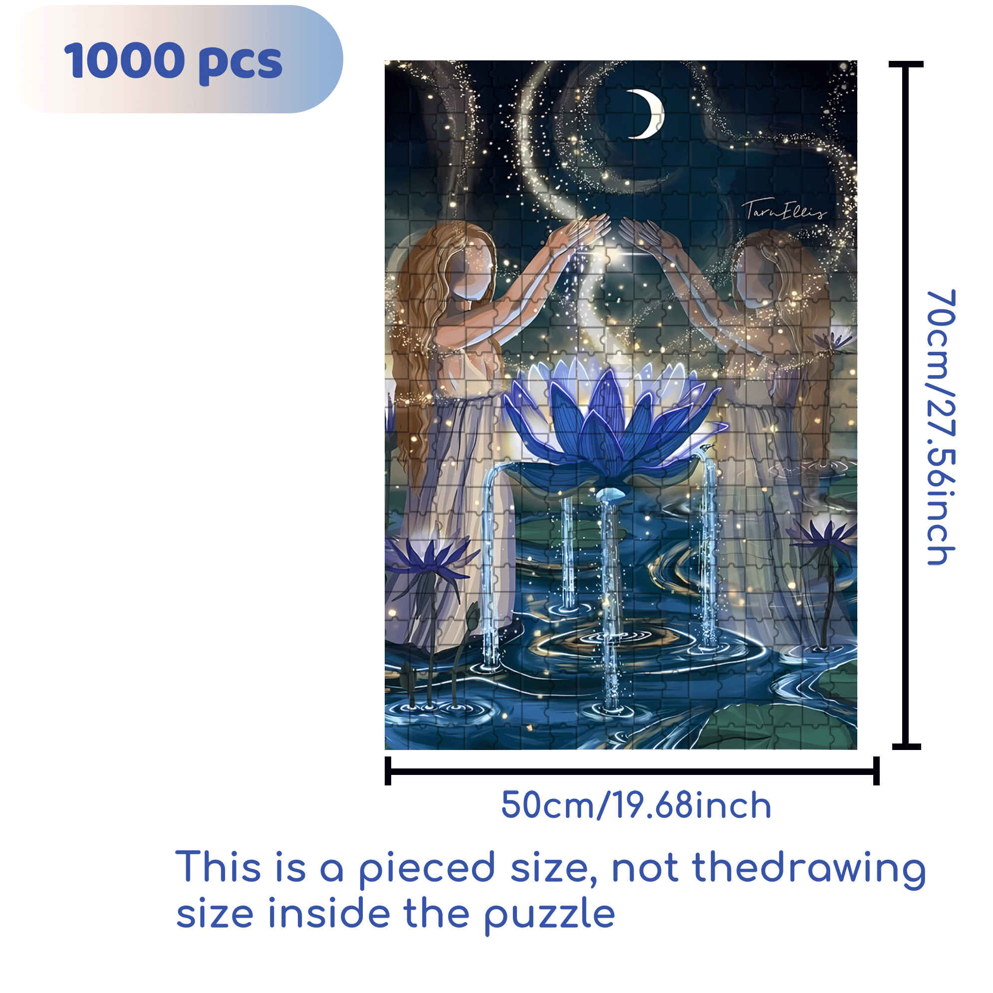 The Earth Breathes 2 500pcs/1000pcs Jigsaw Puzzle, Scratch-Resistant, Interactive Family Game & Brain-Boosting DIY Decor, Perfect for Halloween, Christmas & New Year Gifts, Family Puzzle Game