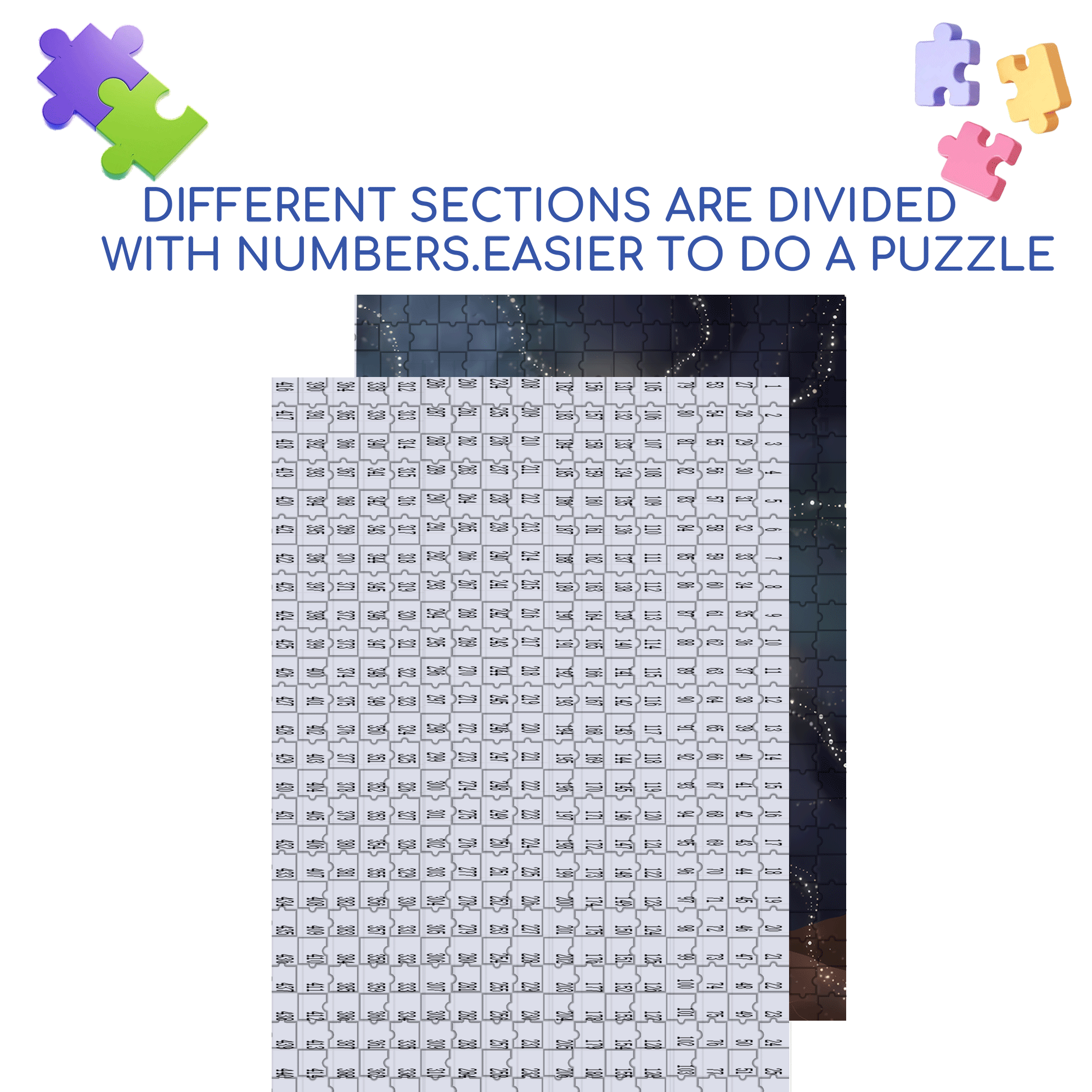 The Earth Breathes 3 500pcs/1000pcs Jigsaw Puzzle, Scratch-Resistant, Interactive Family Game & Brain-Boosting DIY Decor, Perfect for Halloween, Christmas & New Year Gifts, Family Puzzle Game
