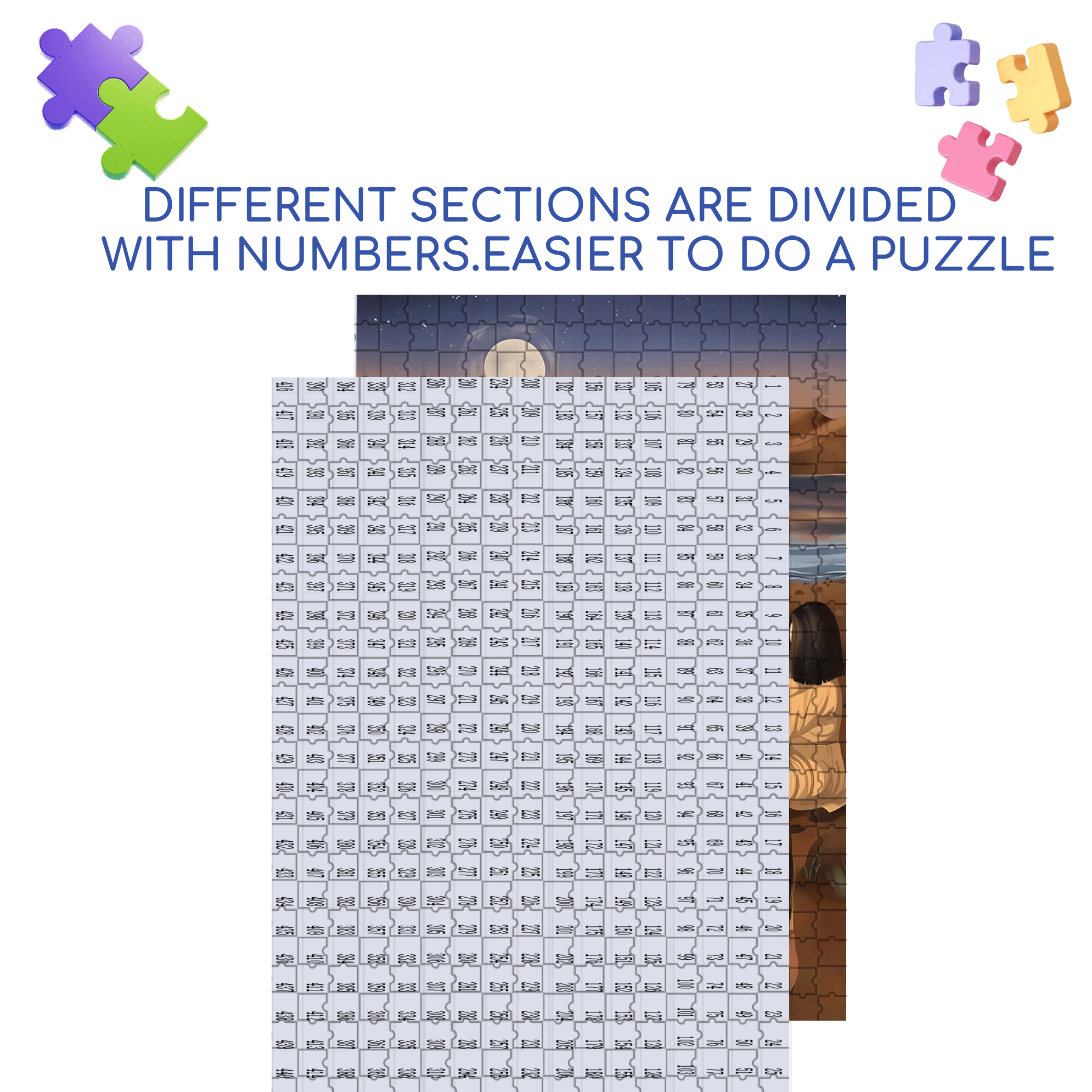 The Earth Breathes 6 500pcs/1000pcs Jigsaw Puzzle, Scratch-Resistant, Interactive Family Game & Brain-Boosting DIY Decor, Perfect for Halloween, Christmas & New Year Gifts, Family Puzzle Game