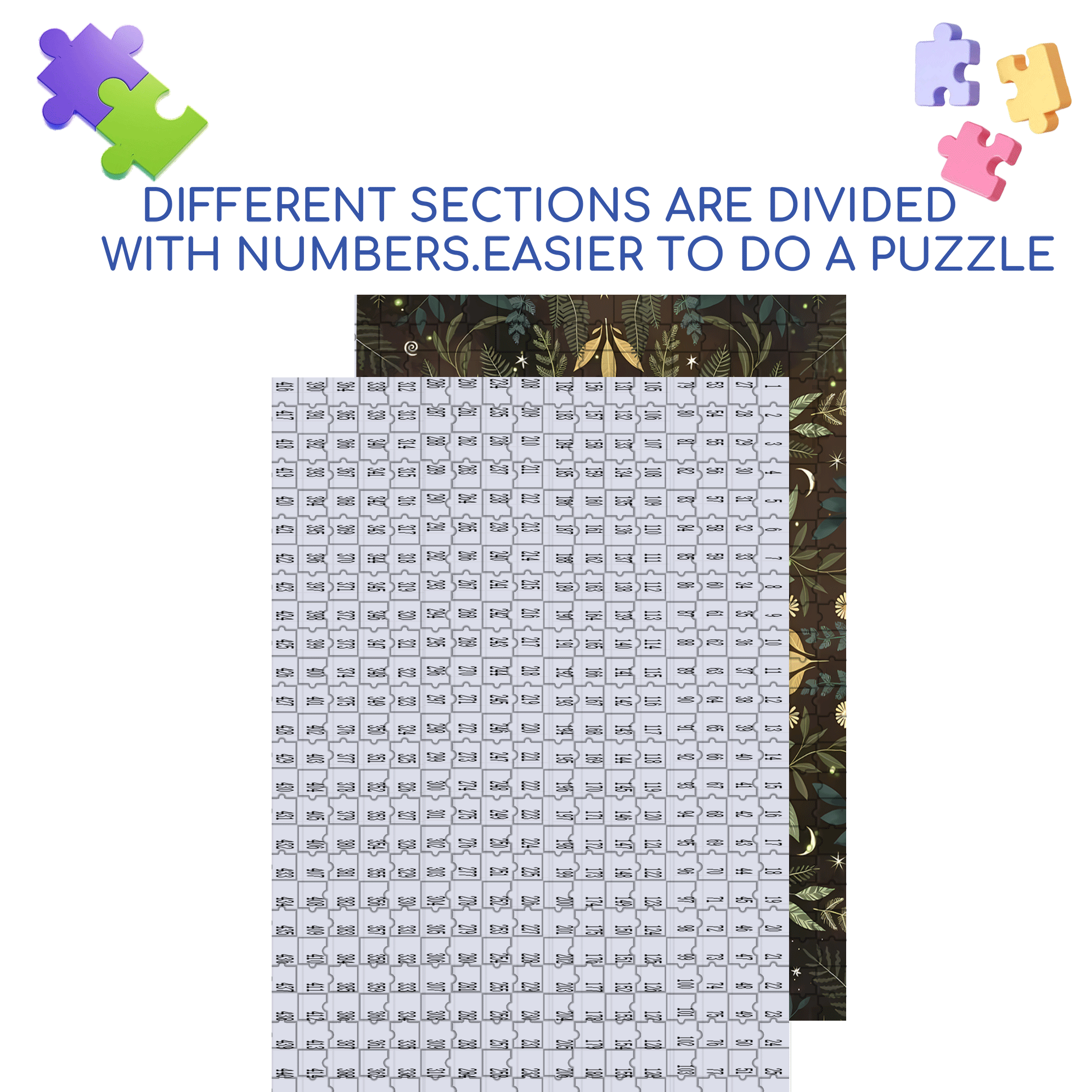 The Earth Breathes 7 500pcs/1000pcs Jigsaw Puzzle, Scratch-Resistant, Interactive Family Game & Brain-Boosting DIY Decor, Perfect for Halloween, Christmas & New Year Gifts, Family Puzzle Game