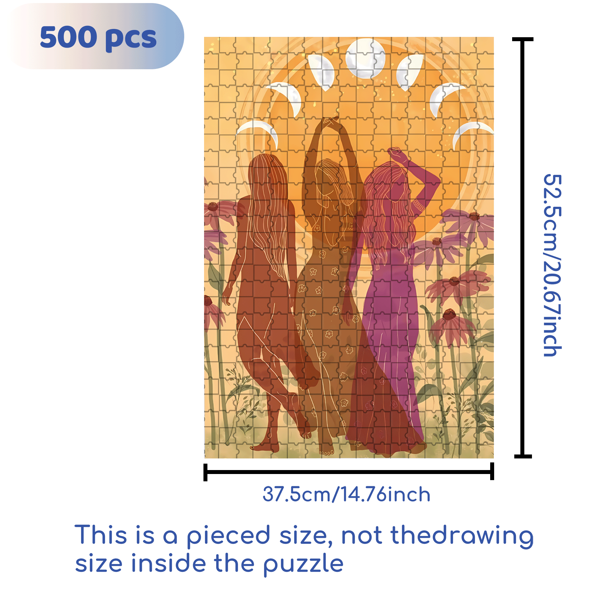 The Earth Breathes 8 500pcs/1000pcs Jigsaw Puzzle, Scratch-Resistant, Interactive Family Game & Brain-Boosting DIY Decor, Perfect for Halloween, Christmas & New Year Gifts, Family Puzzle Game