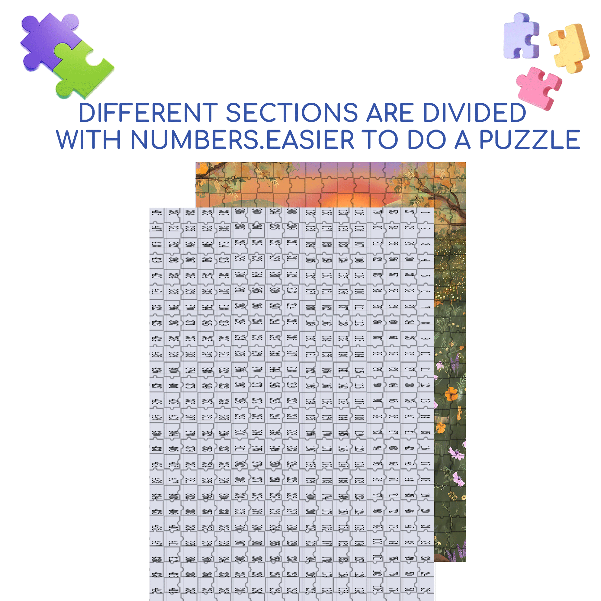 The Earth Breathes 500pcs/1000pcs Jigsaw Puzzle, Scratch-Resistant, Interactive Family Game & Brain-Boosting DIY Decor, Perfect for Halloween, Christmas & New Year Gifts, Family Puzzle Game