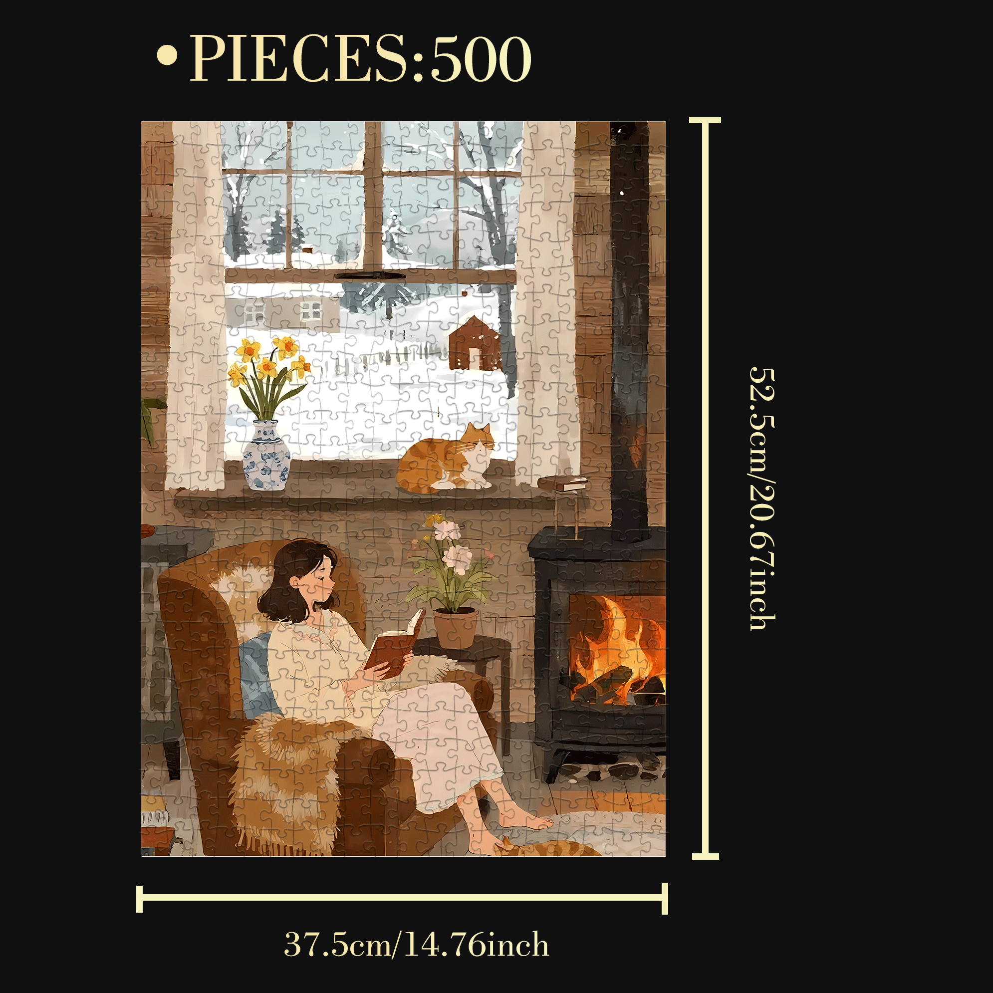 Obey The Inner Voice 6 500pcs/1000pcs Jigsaw Puzzle, Scratch-Resistant, Interactive Family Game & Brain-Boosting DIY Decor, Perfect for Halloween, Christmas & New Year Gifts, Family Puzzle Game
