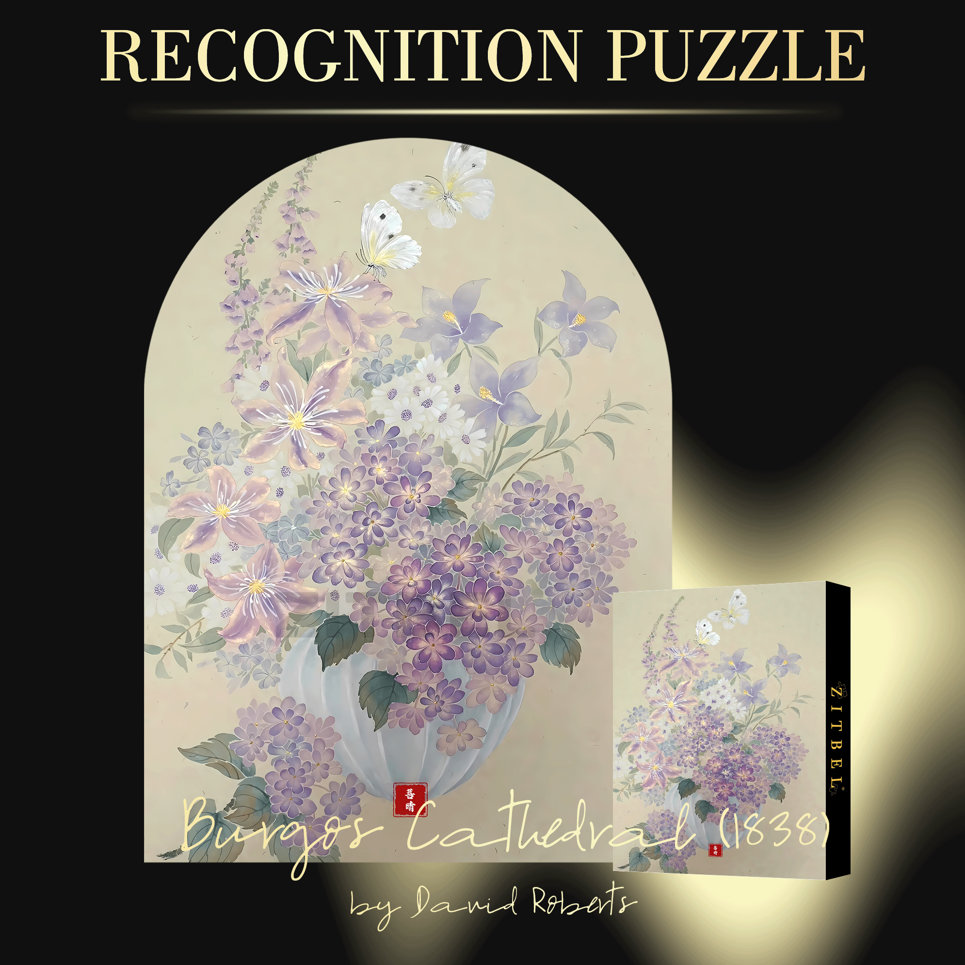 Purple Style 500pcs/1000pcs Jigsaw Puzzle, Scratch-Resistant, Interactive Family Game & Brain-Boosting DIY Decor, Perfect for Halloween, Christmas & New Year Gifts, Family Puzzle Game