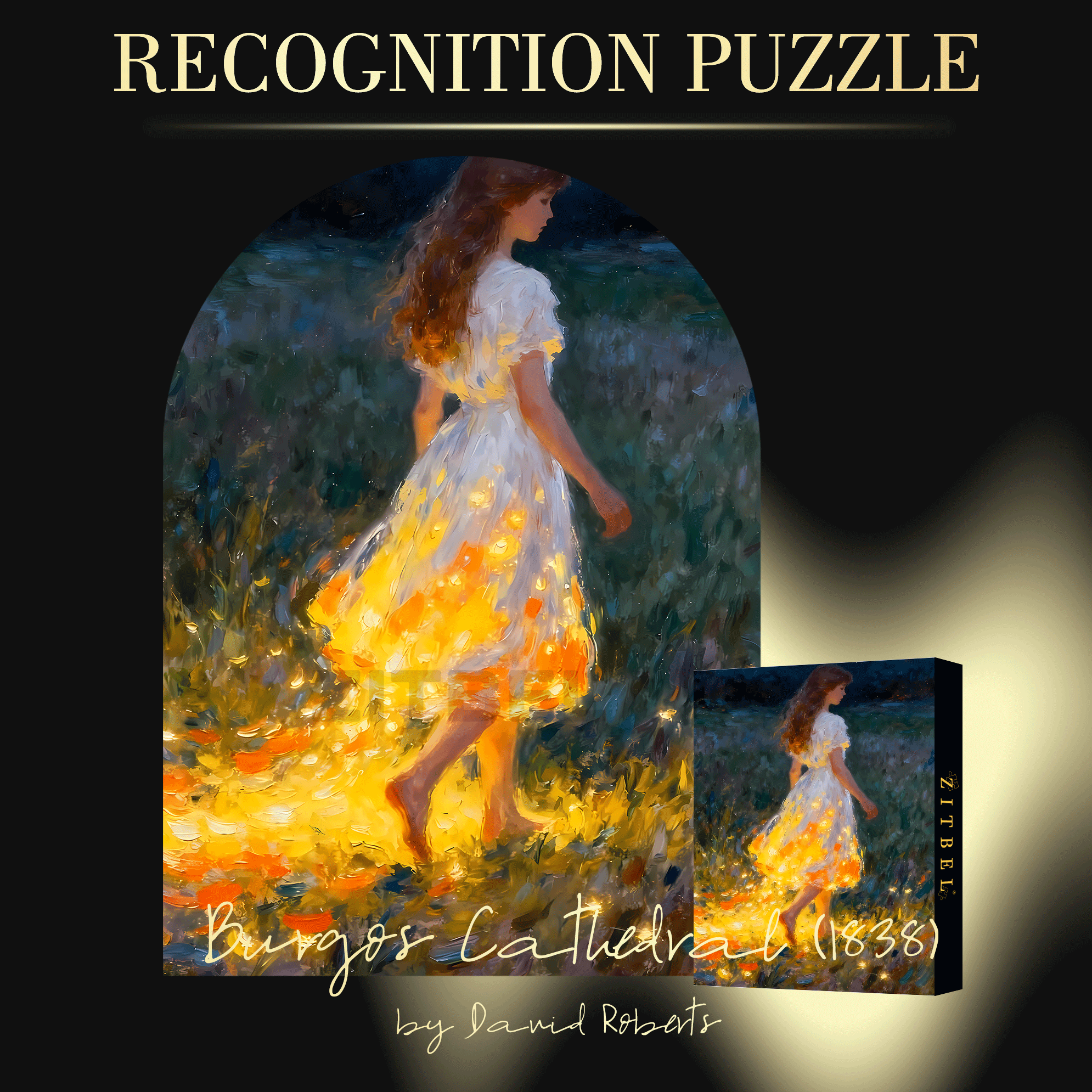 Romance and Freedom 10 500pcs/1000pcs Jigsaw Puzzle, Scratch-Resistant, Interactive Family Game & Brain-Boosting DIY Decor, Perfect for Halloween, Christmas & New Year Gifts, Family Puzzle Game