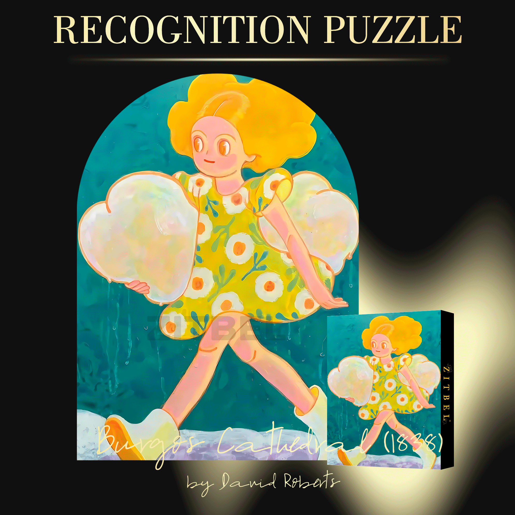 Romance and Freedom 2 500pcs/1000pcs Jigsaw Puzzle, Scratch-Resistant, Interactive Family Game & Brain-Boosting DIY Decor, Perfect for Halloween, Christmas & New Year Gifts, Family Puzzle Game