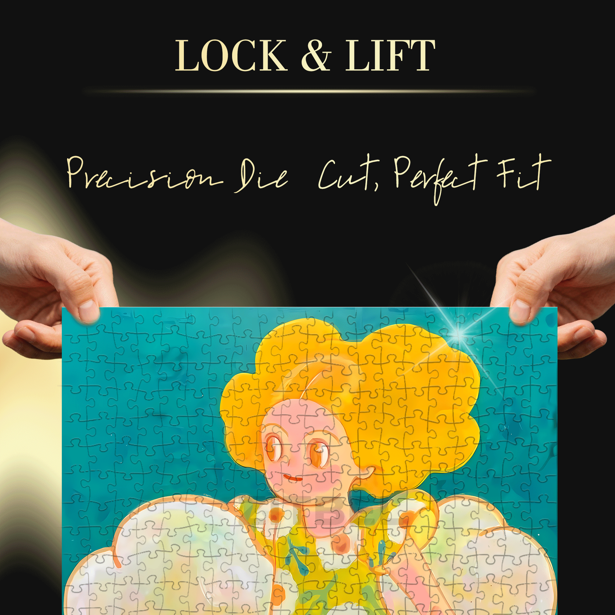 Romance and Freedom 2 500pcs/1000pcs Jigsaw Puzzle, Scratch-Resistant, Interactive Family Game & Brain-Boosting DIY Decor, Perfect for Halloween, Christmas & New Year Gifts, Family Puzzle Game
