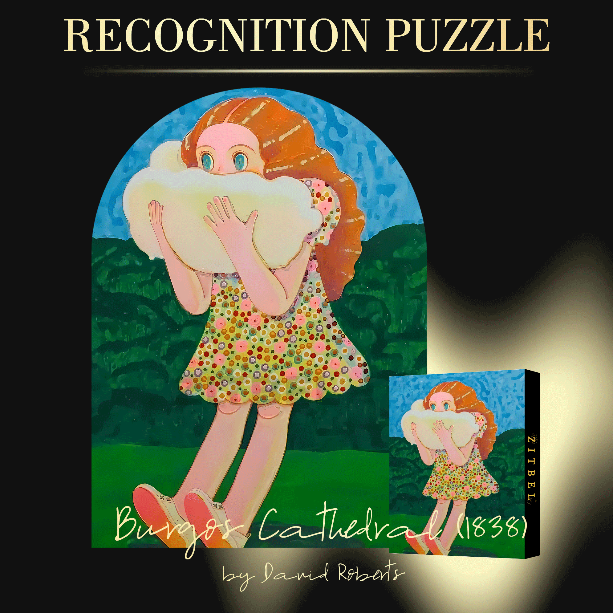 Romance and Freedom 3 500pcs/1000pcs Jigsaw Puzzle, Scratch-Resistant, Interactive Family Game & Brain-Boosting DIY Decor, Perfect for Halloween, Christmas & New Year Gifts, Family Puzzle Game