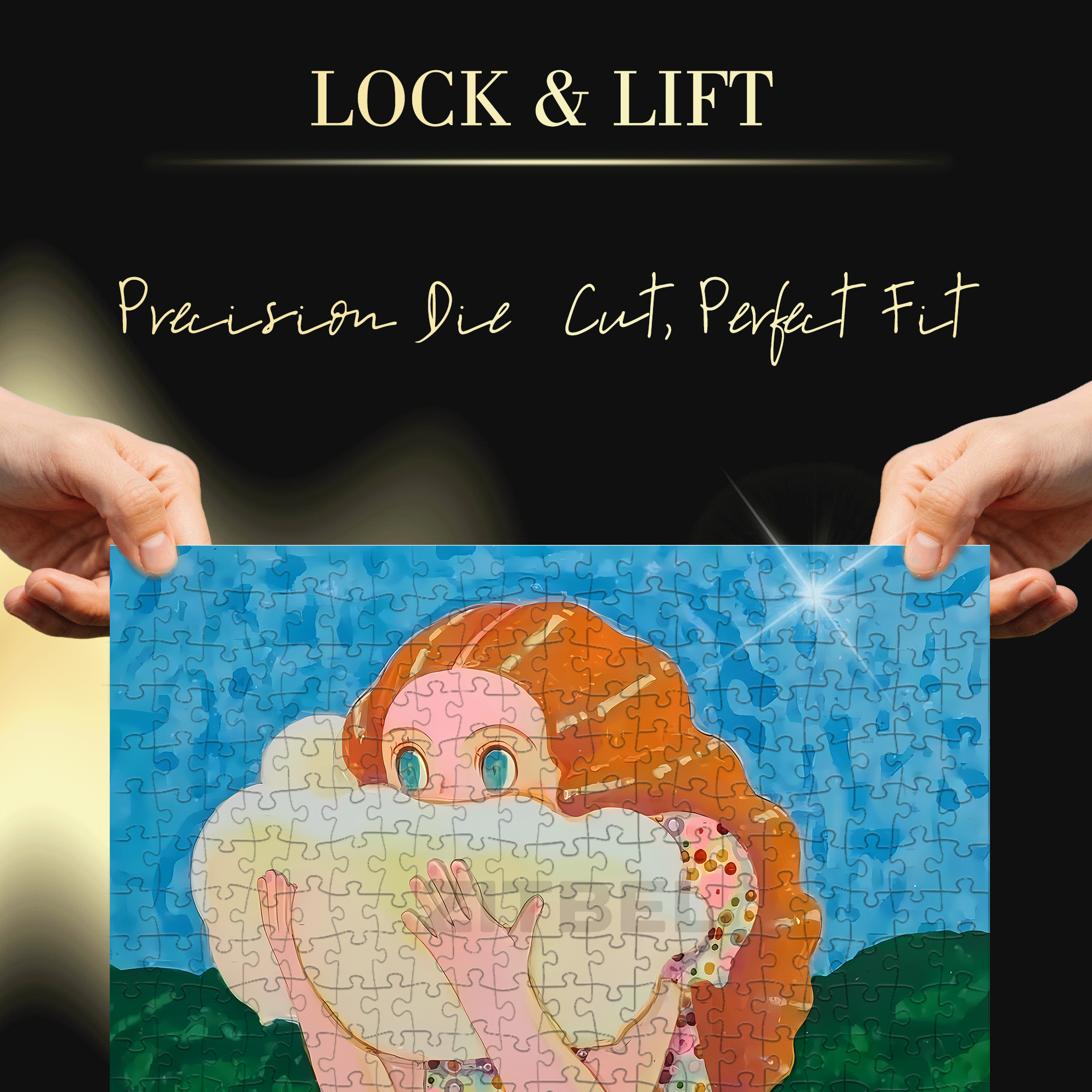 Romance and Freedom 3 500pcs/1000pcs Jigsaw Puzzle, Scratch-Resistant, Interactive Family Game & Brain-Boosting DIY Decor, Perfect for Halloween, Christmas & New Year Gifts, Family Puzzle Game