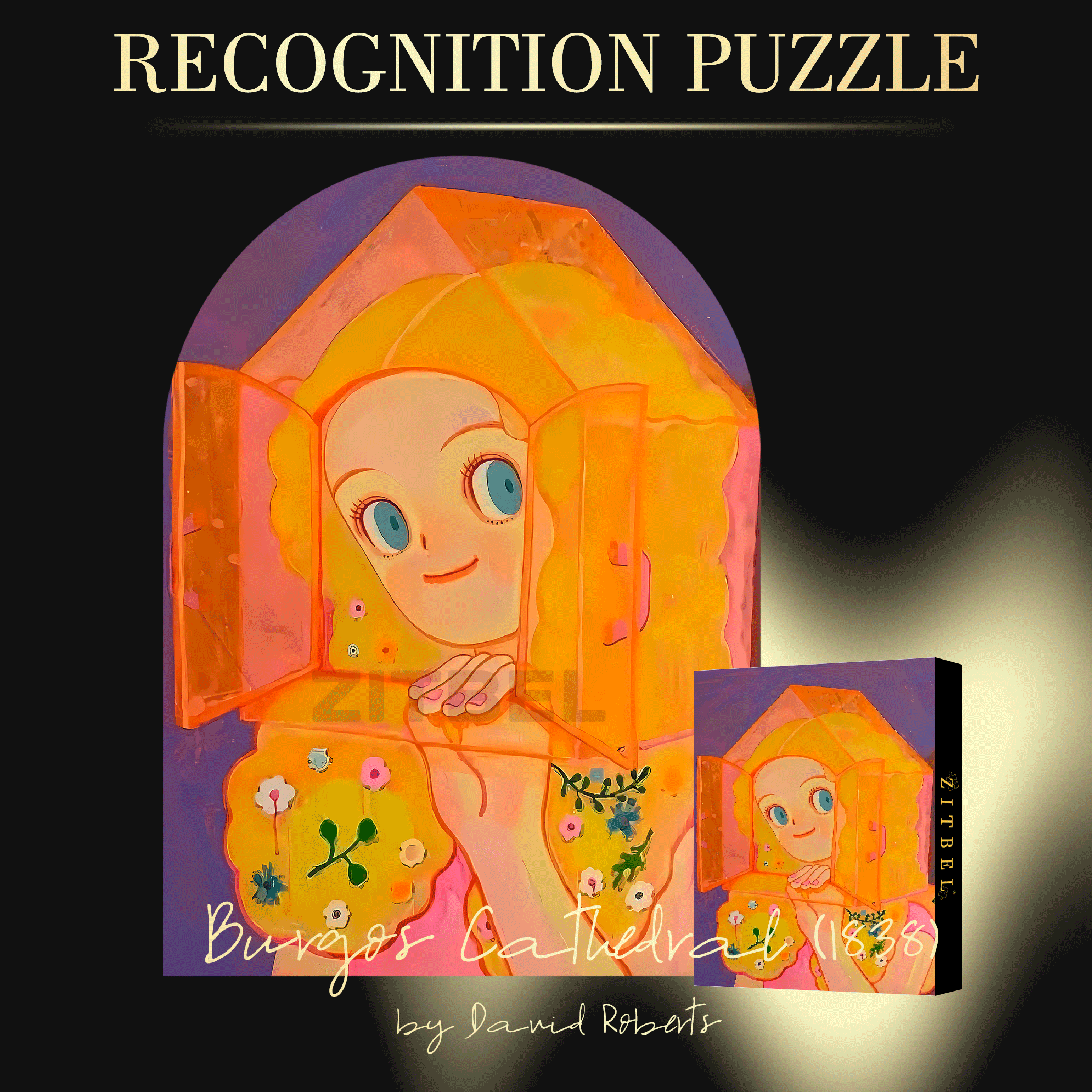 Romance and Freedom 4 500pcs/1000pcs Jigsaw Puzzle, Scratch-Resistant, Interactive Family Game & Brain-Boosting DIY Decor, Perfect for Halloween, Christmas & New Year Gifts, Family Puzzle Game