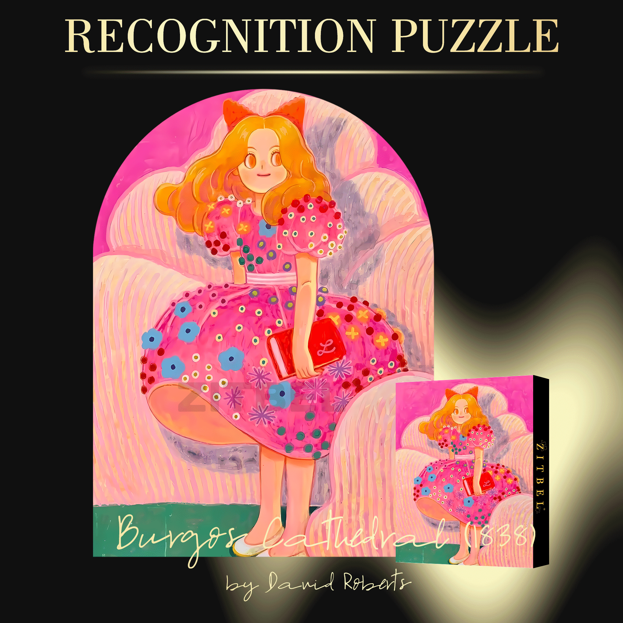 Romance and Freedom 5 500pcs/1000pcs Jigsaw Puzzle, Scratch-Resistant, Interactive Family Game & Brain-Boosting DIY Decor, Perfect for Halloween, Christmas & New Year Gifts, Family Puzzle Game