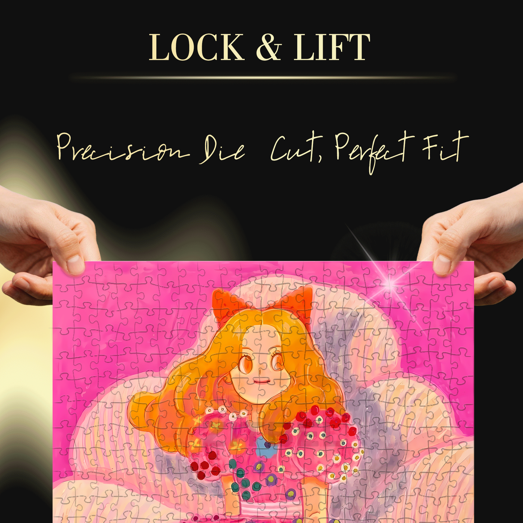Romance and Freedom 5 500pcs/1000pcs Jigsaw Puzzle, Scratch-Resistant, Interactive Family Game & Brain-Boosting DIY Decor, Perfect for Halloween, Christmas & New Year Gifts, Family Puzzle Game