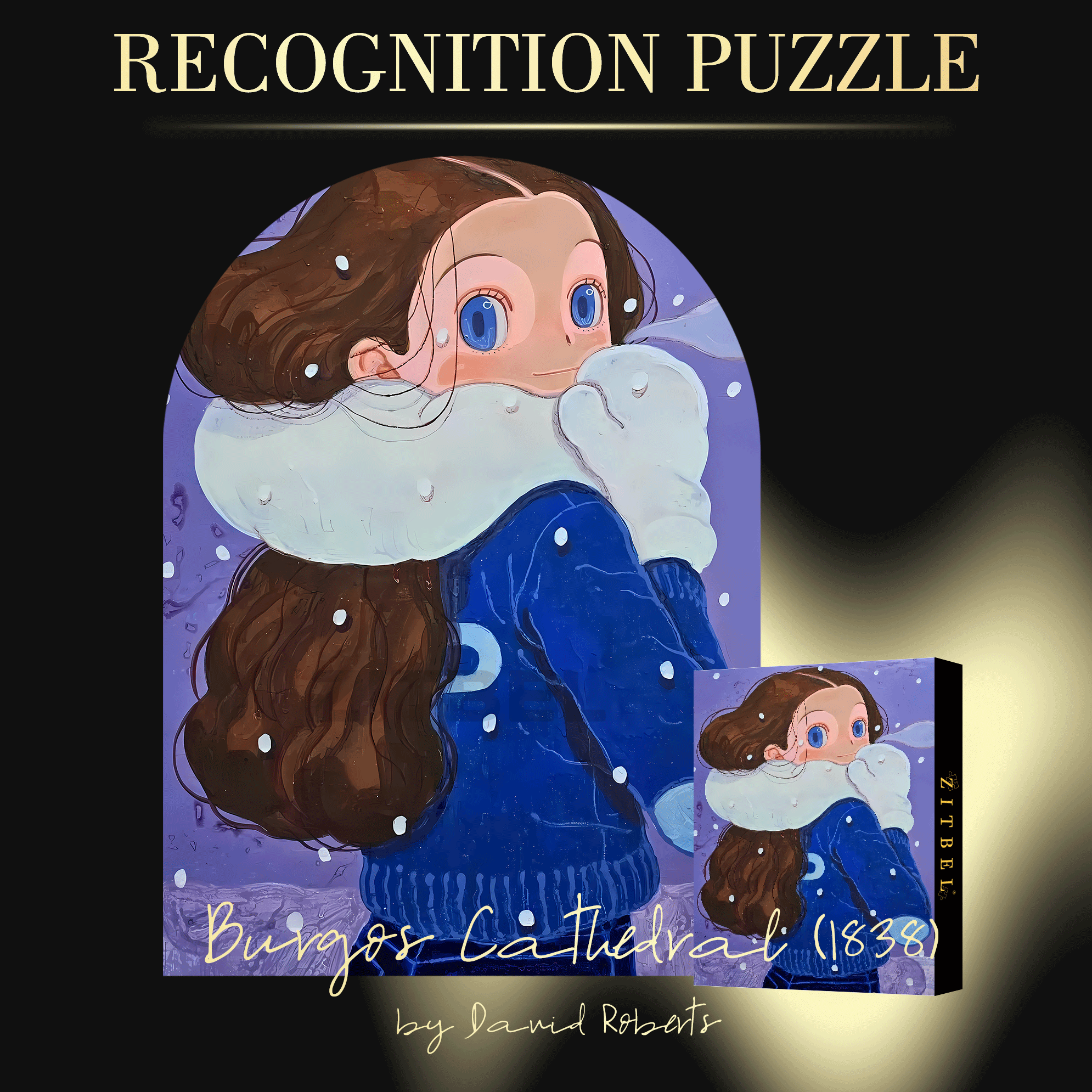 Romance and Freedom 6 500pcs/1000pcs Jigsaw Puzzle, Scratch-Resistant, Interactive Family Game & Brain-Boosting DIY Decor, Perfect for Halloween, Christmas & New Year Gifts, Family Puzzle Game