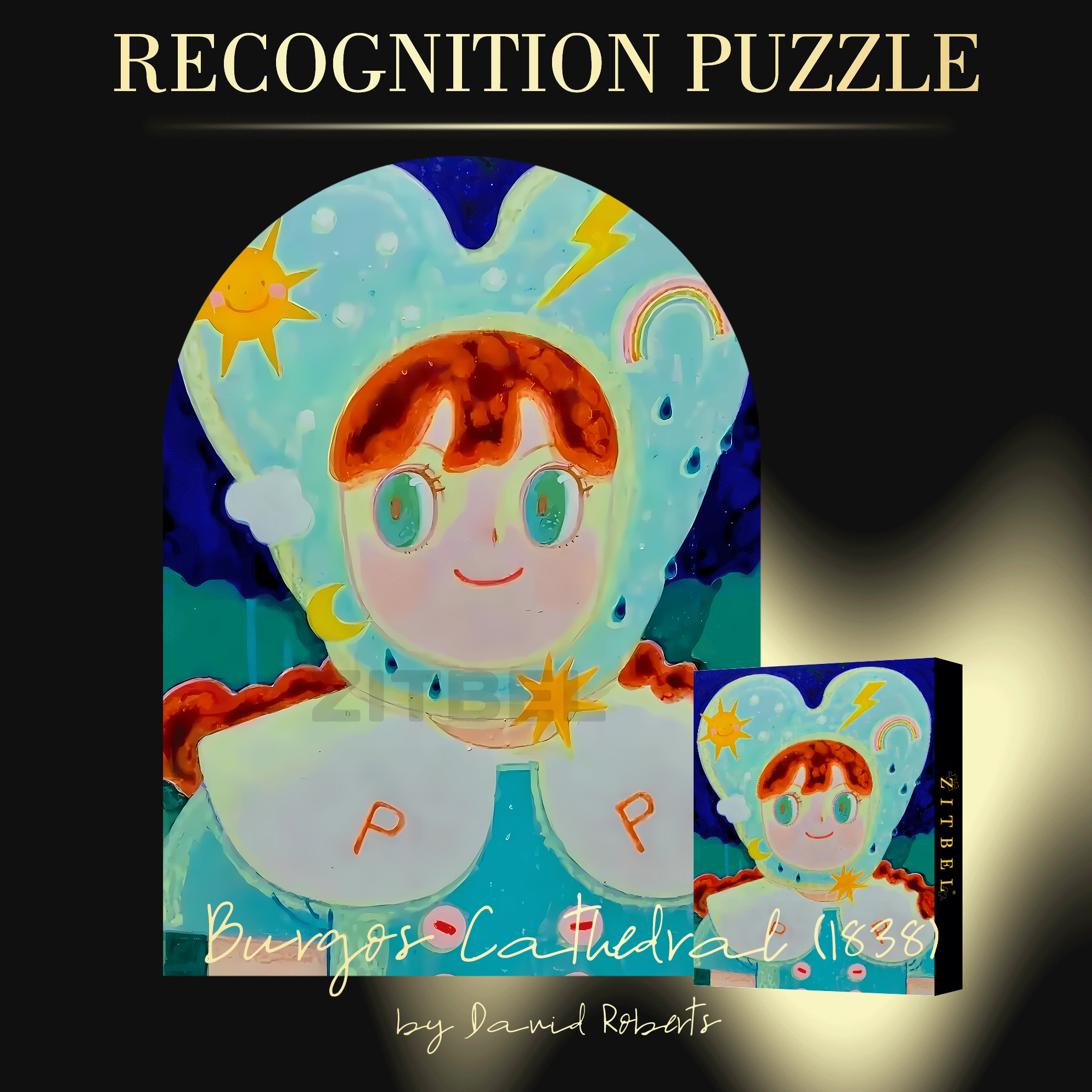 Romance and Freedom 500pcs/1000pcs Jigsaw Puzzle, Scratch-Resistant, Interactive Family Game & Brain-Boosting DIY Decor, Perfect for Halloween, Christmas & New Year Gifts, Family Puzzle Game