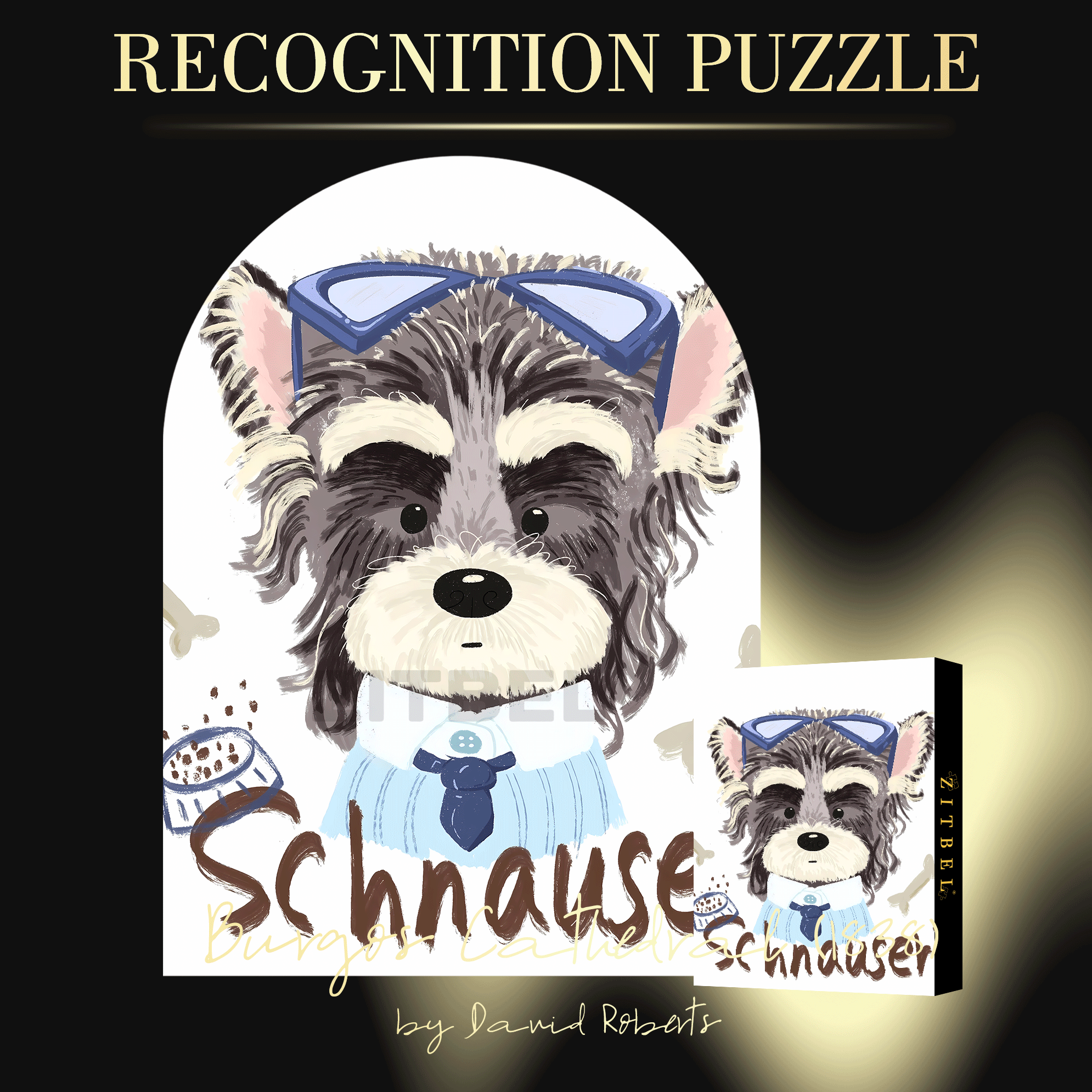 Schnauser 500pcs/1000pcs Jigsaw Puzzle, Scratch-Resistant, Interactive Family Game & Brain-Boosting DIY Decor, Perfect for Halloween, Christmas & New Year Gifts, Family Puzzle Game