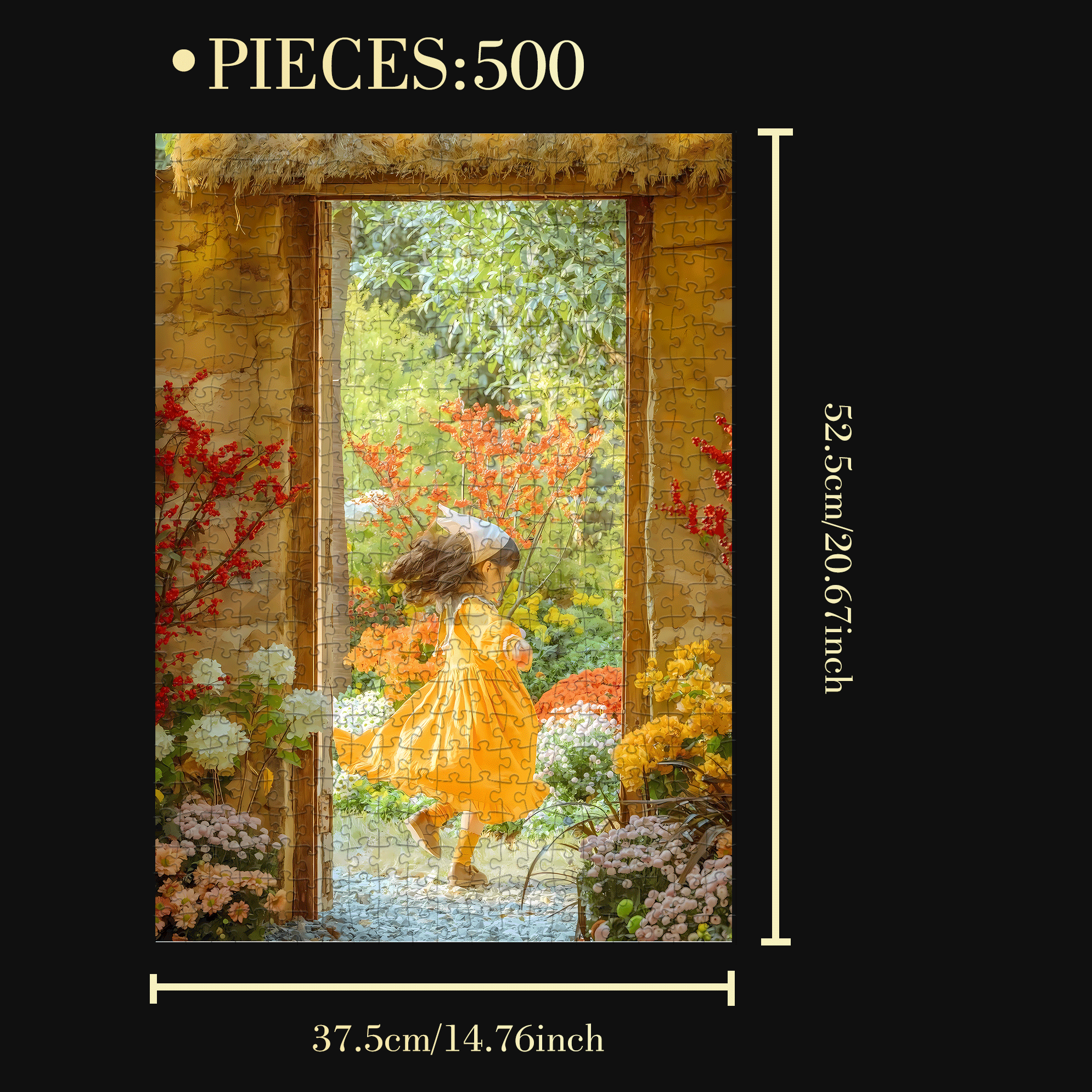 Seeking Inner Peace 2 500pcs/1000pcs Jigsaw Puzzle, Scratch-Resistant, Interactive Family Game & Brain-Boosting DIY Decor, Perfect for Halloween, Christmas & New Year Gifts, Family Puzzle Game
