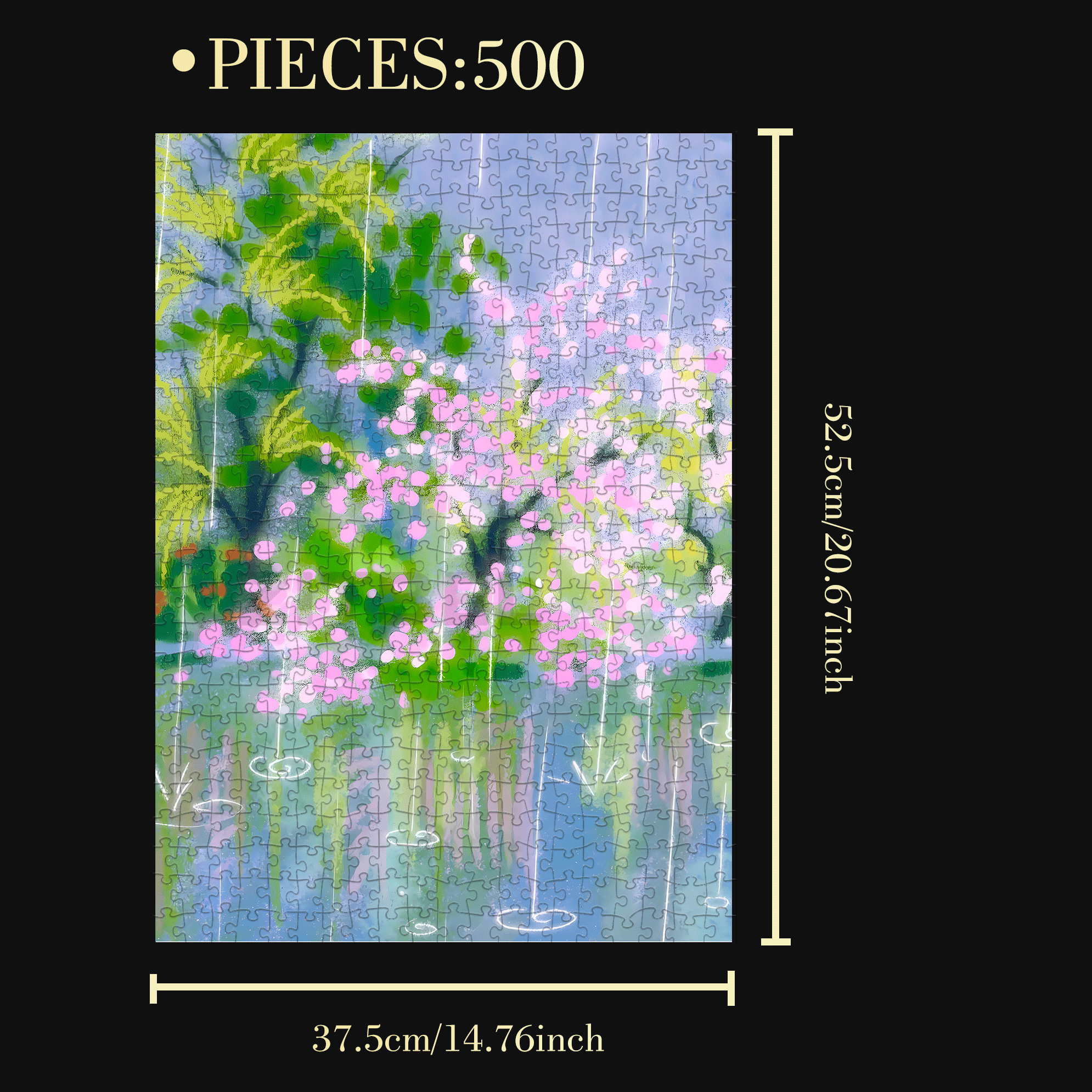 The Call of Plants 2 500pcs/1000pcs Jigsaw Puzzle, Scratch-Resistant, Interactive Family Game & Brain-Boosting DIY Decor, Perfect for Halloween, Christmas & New Year Gifts, Family Puzzle Game
