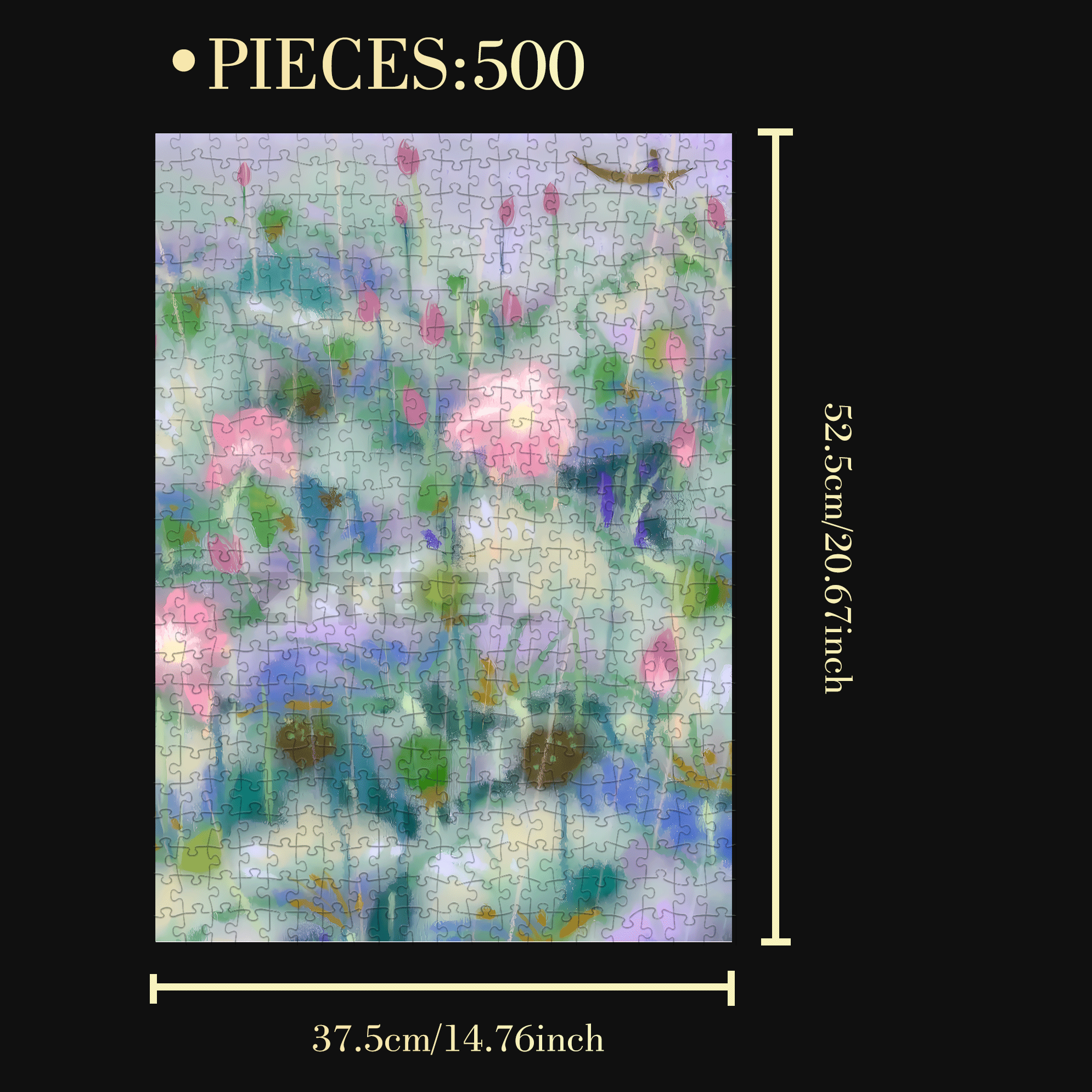 The Call of Plants 3 500pcs/1000pcs Jigsaw Puzzle, Scratch-Resistant, Interactive Family Game & Brain-Boosting DIY Decor, Perfect for Halloween, Christmas & New Year Gifts, Family Puzzle Game