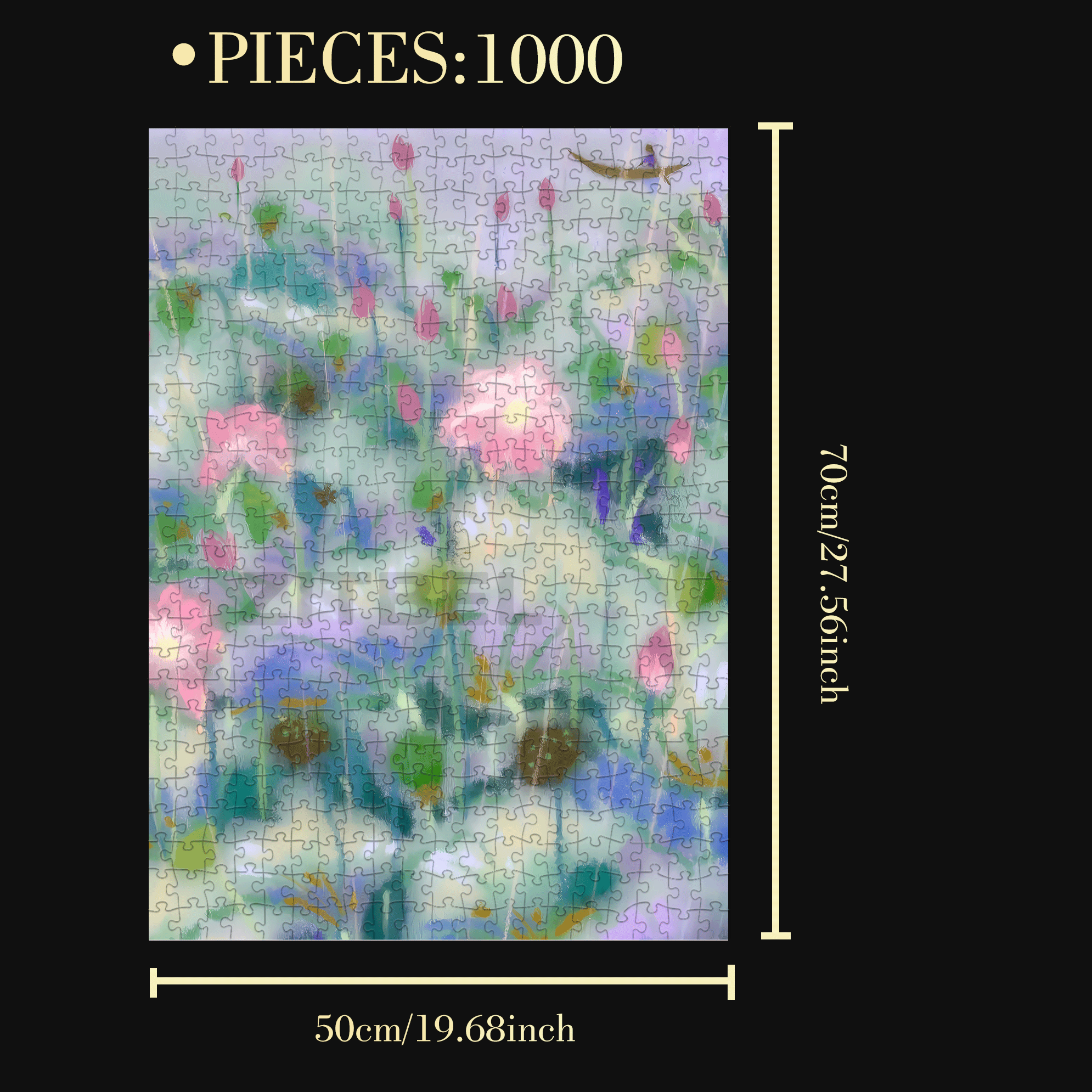 The Call of Plants 3 500pcs/1000pcs Jigsaw Puzzle, Scratch-Resistant, Interactive Family Game & Brain-Boosting DIY Decor, Perfect for Halloween, Christmas & New Year Gifts, Family Puzzle Game