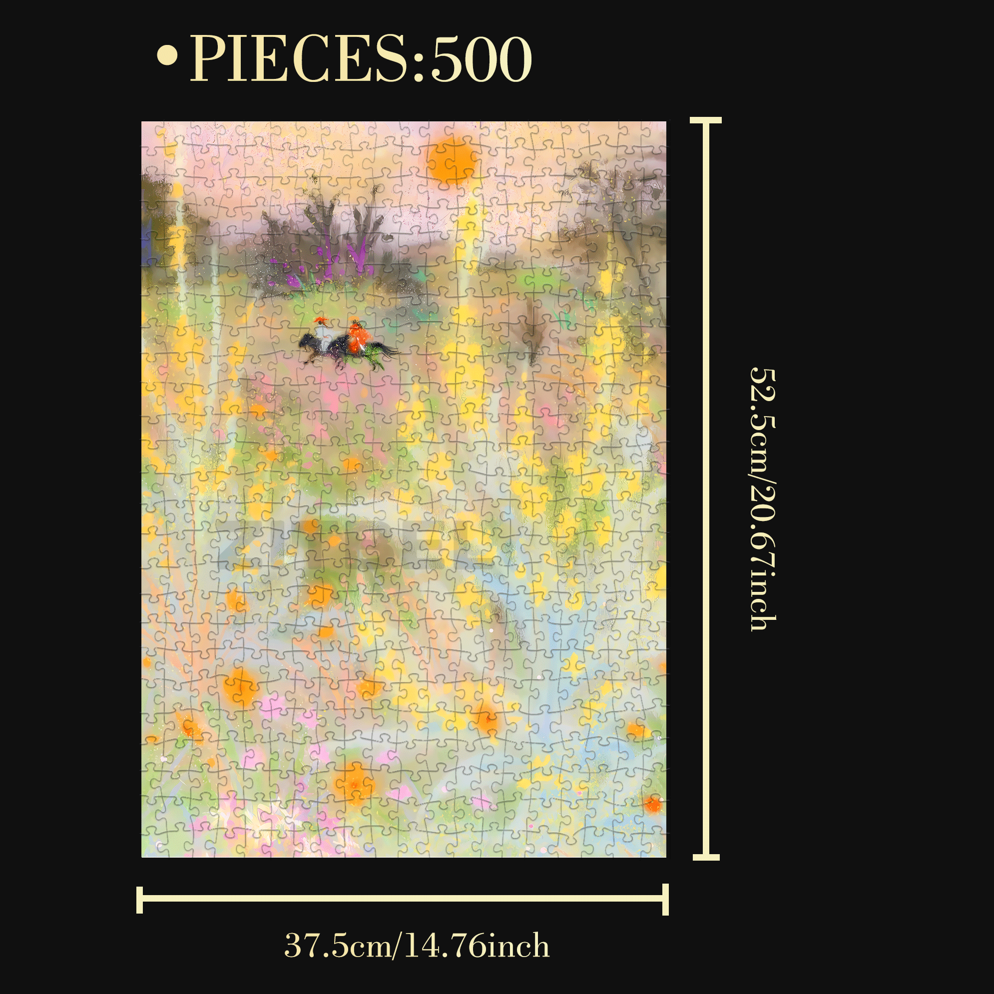 The Call of Plants 4 500pcs/1000pcs Jigsaw Puzzle, Scratch-Resistant, Interactive Family Game & Brain-Boosting DIY Decor, Perfect for Halloween, Christmas & New Year Gifts, Family Puzzle Game