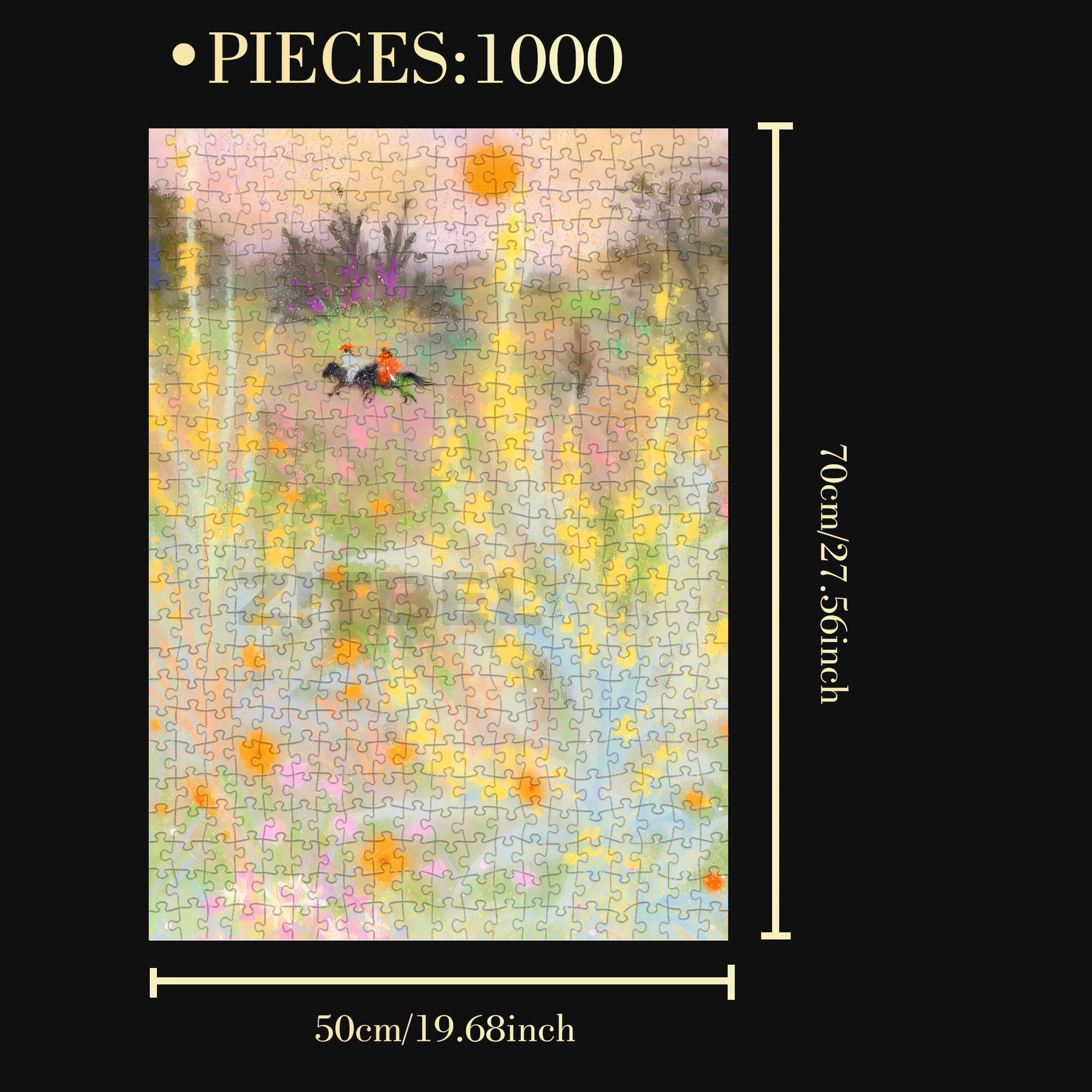 The Call of Plants 4 500pcs/1000pcs Jigsaw Puzzle, Scratch-Resistant, Interactive Family Game & Brain-Boosting DIY Decor, Perfect for Halloween, Christmas & New Year Gifts, Family Puzzle Game