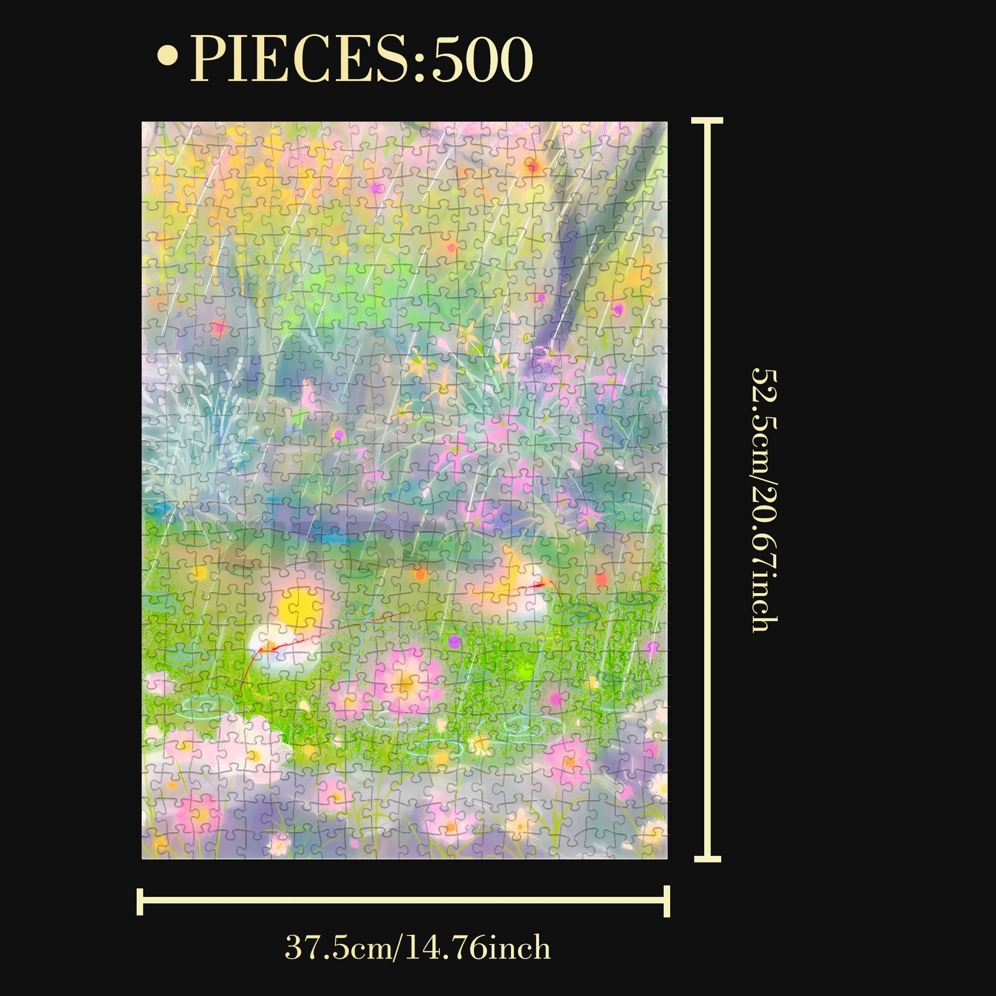 The Call of Plants 6 500pcs/1000pcs Jigsaw Puzzle, Scratch-Resistant, Interactive Family Game & Brain-Boosting DIY Decor, Perfect for Halloween, Christmas & New Year Gifts, Family Puzzle Game
