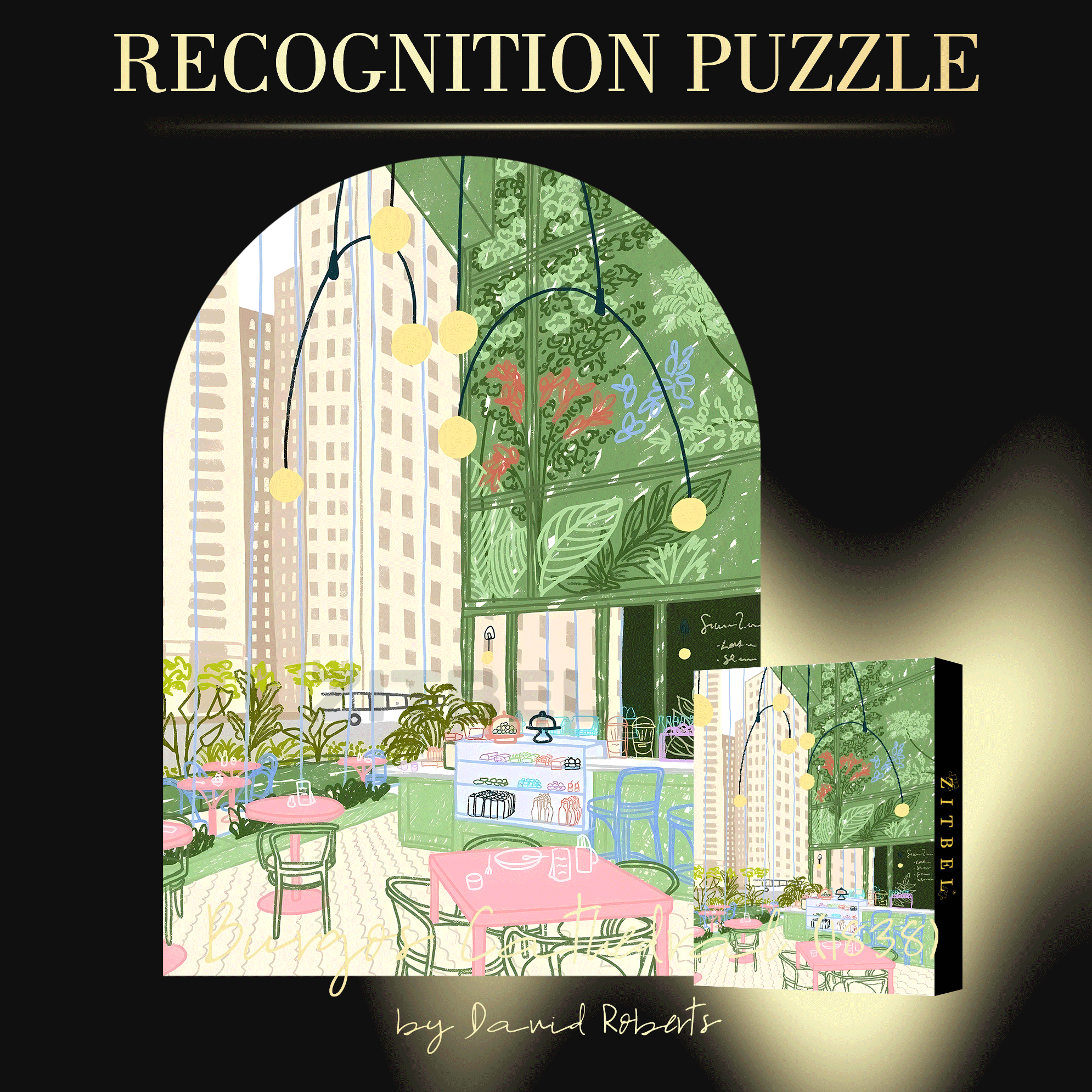 Touchable Slow Life 10 500pcs/1000pcs Jigsaw Puzzle, Scratch-Resistant, Interactive Family Game & Brain-Boosting DIY Decor, Perfect for Halloween, Christmas & New Year Gifts, Family Puzzle Game
