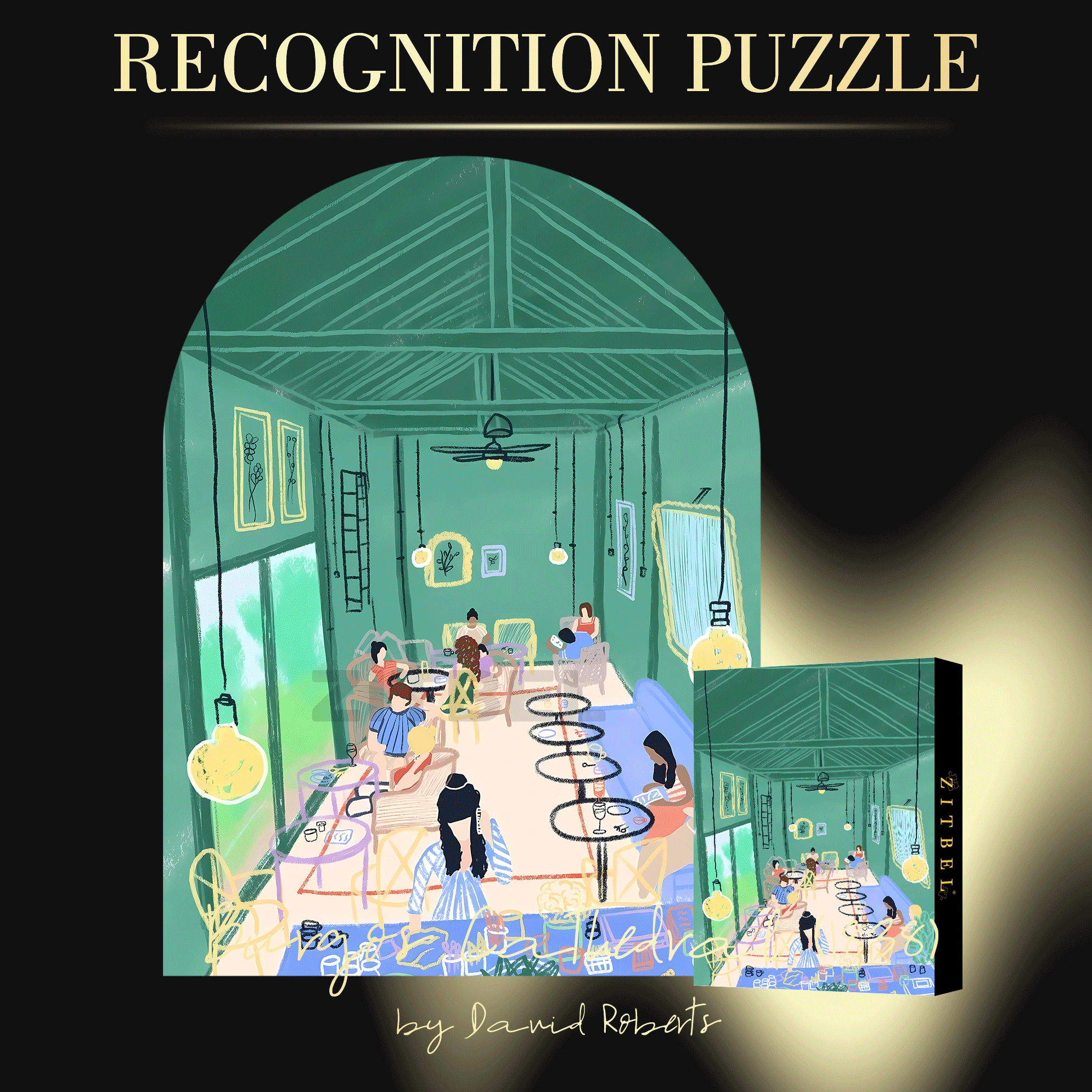 Touchable Slow Life 9 500pcs/1000pcs Jigsaw Puzzle, Scratch-Resistant, Interactive Family Game & Brain-Boosting DIY Decor, Perfect for Halloween, Christmas & New Year Gifts, Family Puzzle Game