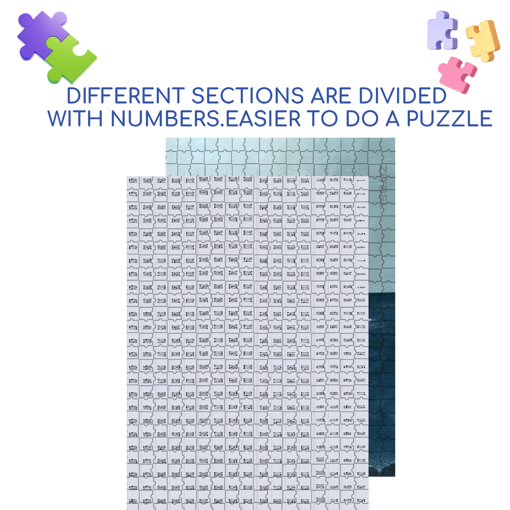 A  Solo Trip 500pcs/1000pcs Jigsaw Puzzle, Scratch-Resistant, Interactive Family Game & Brain-Boosting DIY Decor, Perfect for Halloween, Christmas & New Year Gifts, Family Puzzle Game