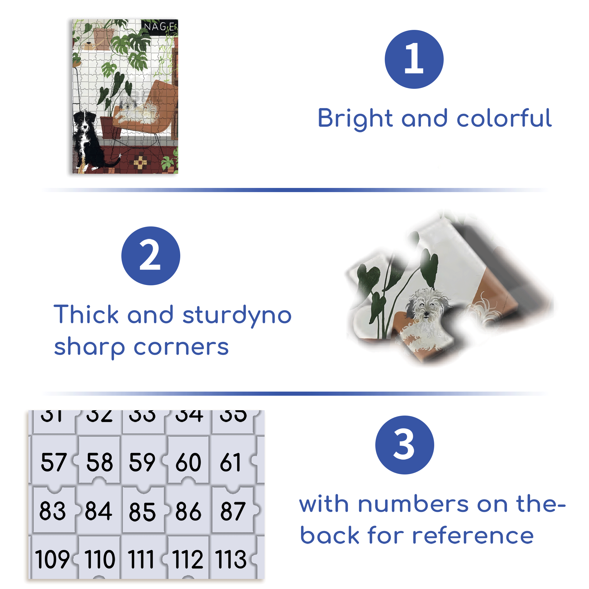 Curly Haired Friend 500pcs/1000pcs Jigsaw Puzzle, Scratch-Resistant, Interactive Family Game & Brain-Boosting DIY Decor, Perfect for Halloween, Christmas & New Year Gifts, Family Puzzle Game