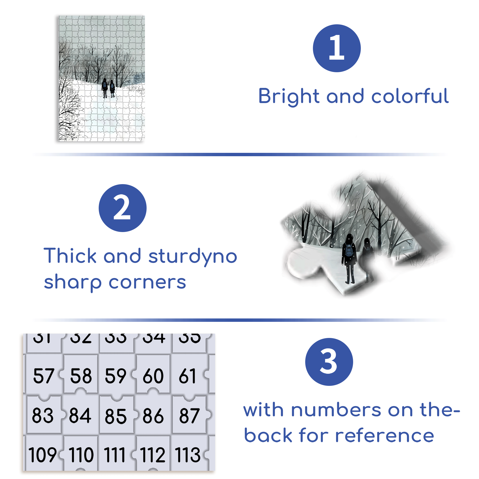 Fearless Of The Cold 500pcs/1000pcs Jigsaw Puzzle, Scratch-Resistant, Interactive Family Game & Brain-Boosting DIY Decor, Perfect for Halloween, Christmas & New Year Gifts, Family Puzzle Game