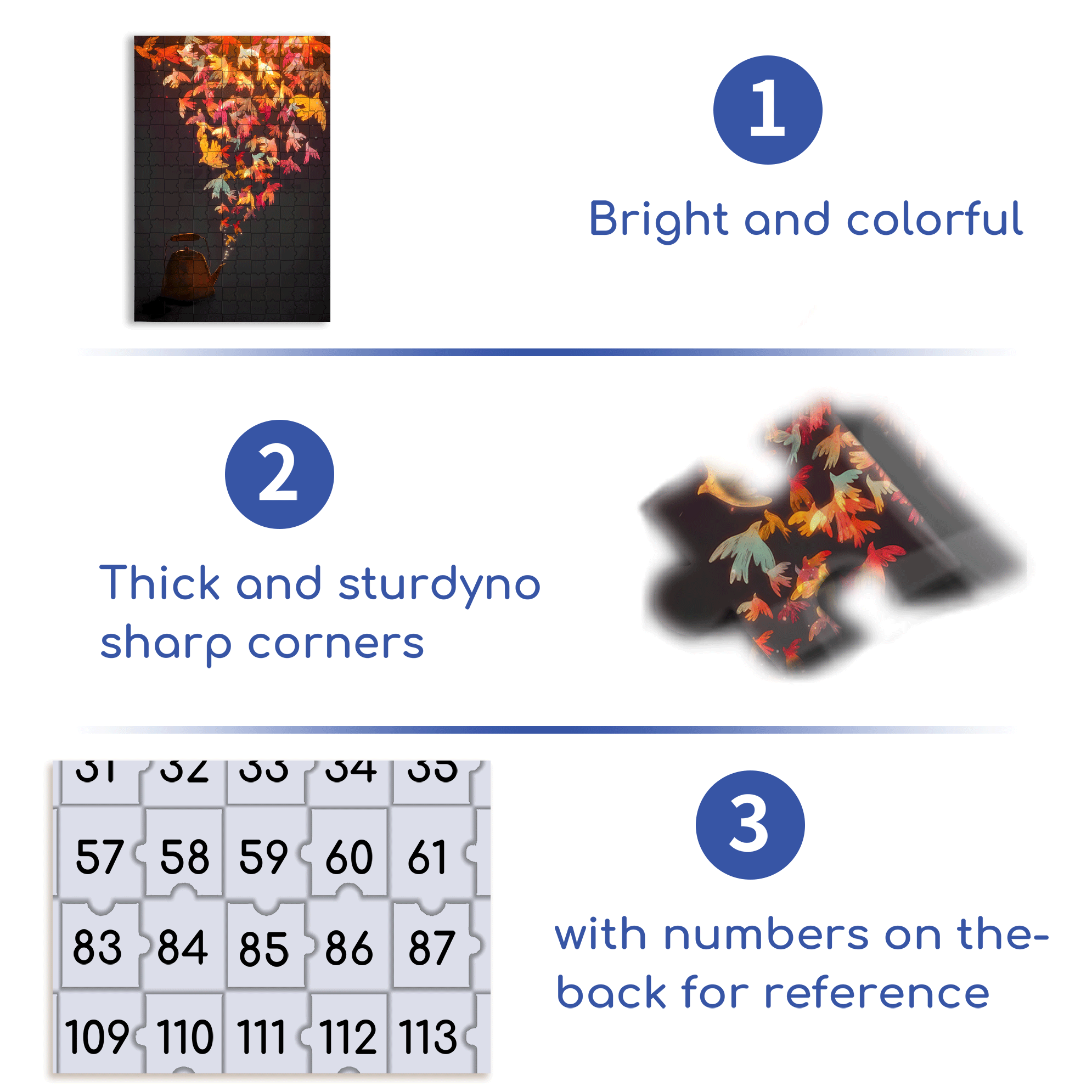 Inspiration Fragments 4 500pcs/1000pcs Jigsaw Puzzle, Scratch-Resistant, Interactive Family Game & Brain-Boosting DIY Decor, Perfect for Halloween, Christmas & New Year Gifts, Family Puzzle Game