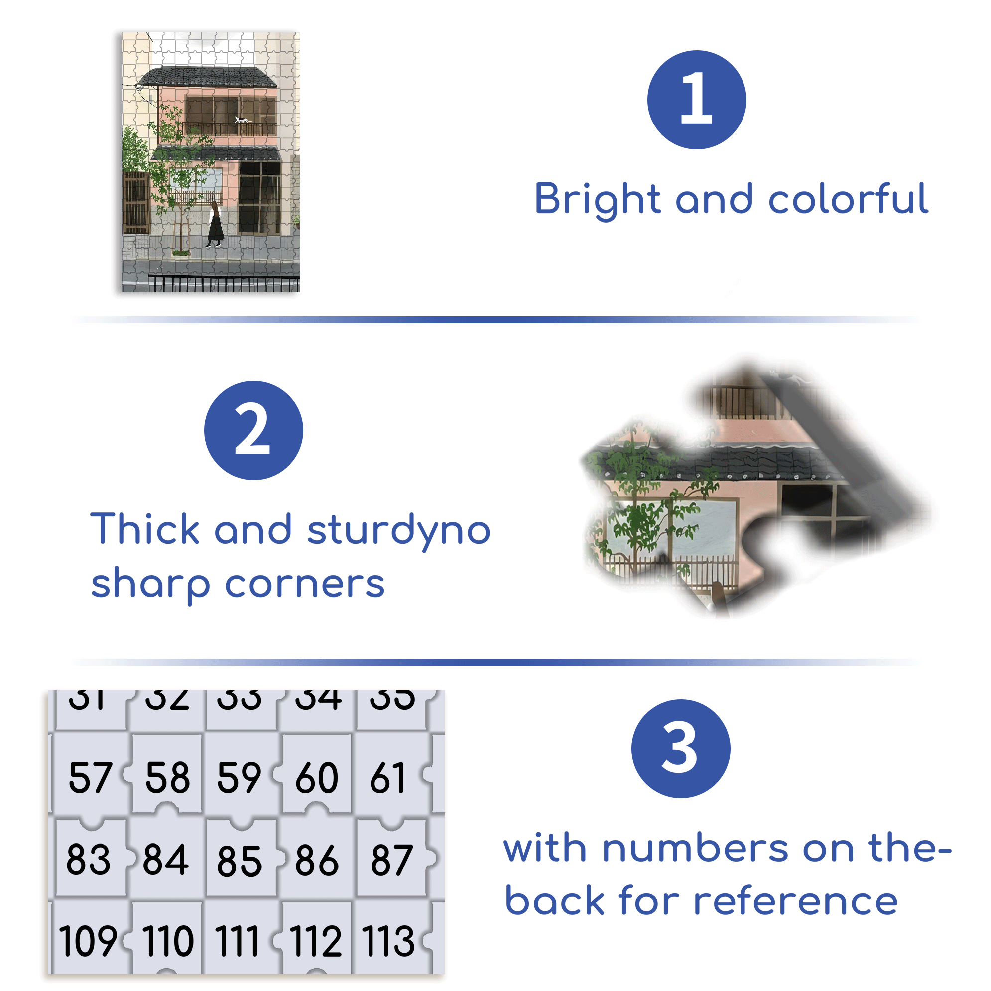 Let's Be Friends 500pcs/1000pcs Jigsaw Puzzle, Scratch-Resistant, Interactive Family Game & Brain-Boosting DIY Decor, Perfect for Halloween, Christmas & New Year Gifts, Family Puzzle Game