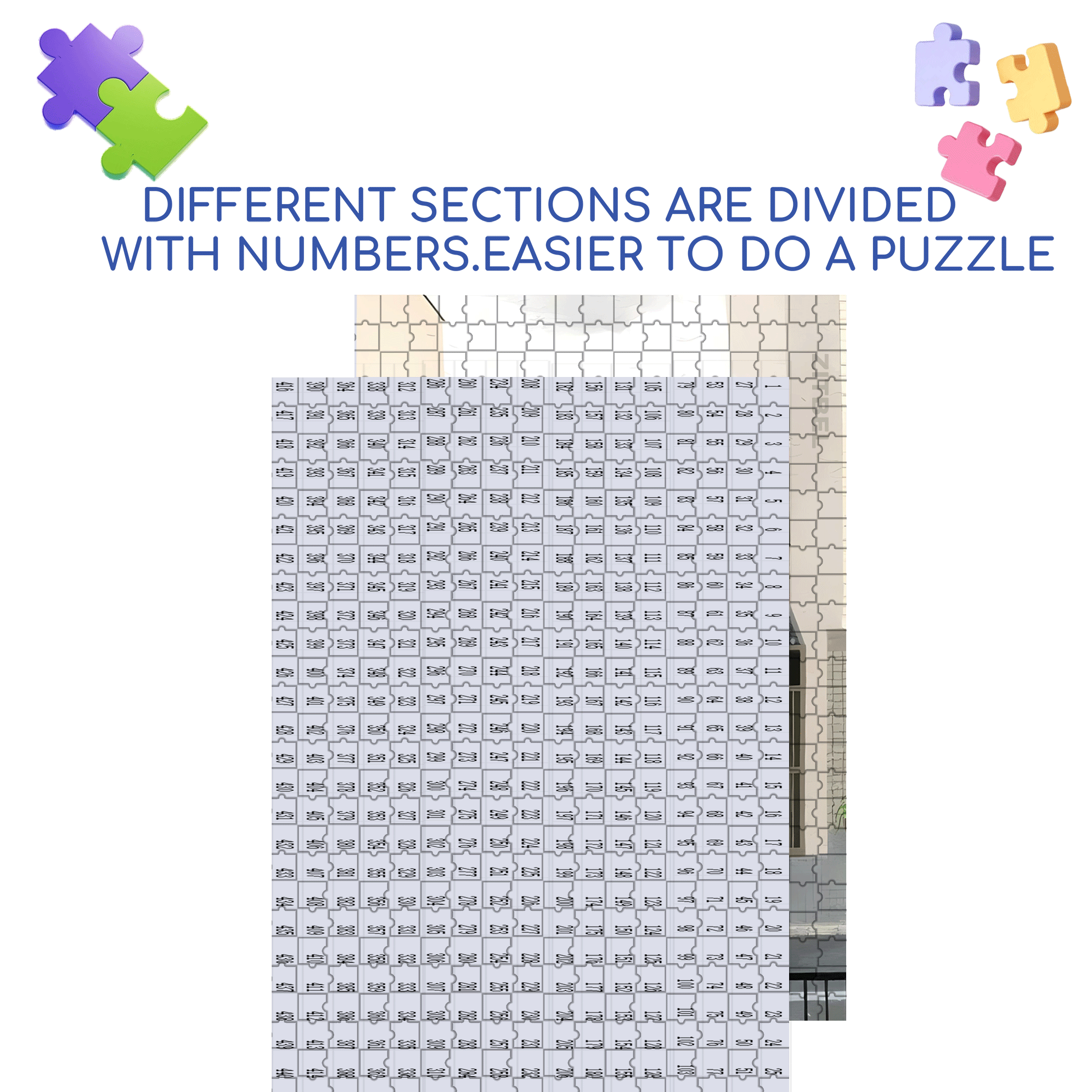 Let's Be Friends 500pcs/1000pcs Jigsaw Puzzle, Scratch-Resistant, Interactive Family Game & Brain-Boosting DIY Decor, Perfect for Halloween, Christmas & New Year Gifts, Family Puzzle Game
