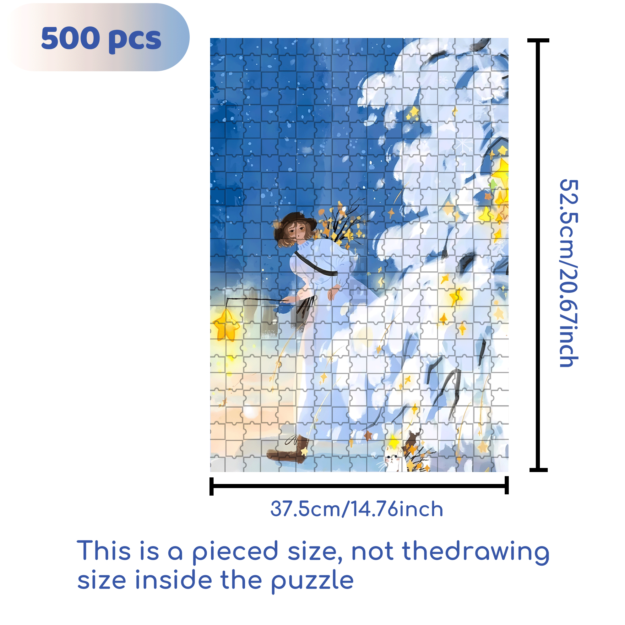 Obey The Inner Voice 12 500pcs/1000pcs Jigsaw Puzzle, Scratch-Resistant, Interactive Family Game & Brain-Boosting DIY Decor, Perfect for Halloween, Christmas & New Year Gifts, Family Puzzle Game