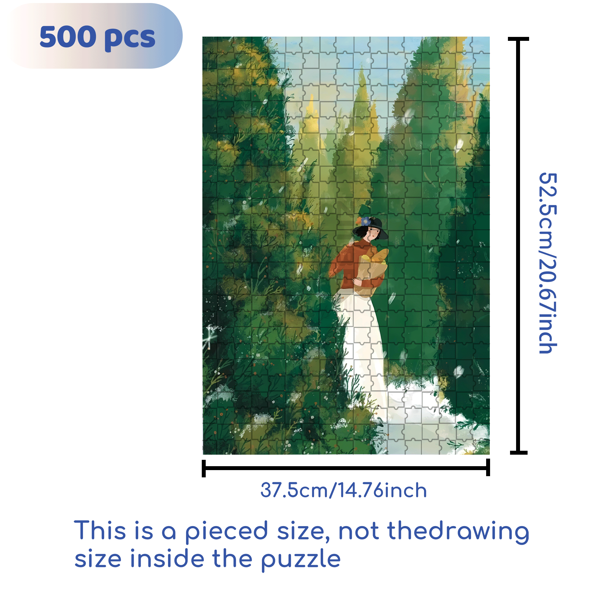Obey The Inner Voice 14 500pcs/1000pcs Jigsaw Puzzle, Scratch-Resistant, Interactive Family Game & Brain-Boosting DIY Decor, Perfect for Halloween, Christmas & New Year Gifts, Family Puzzle Game