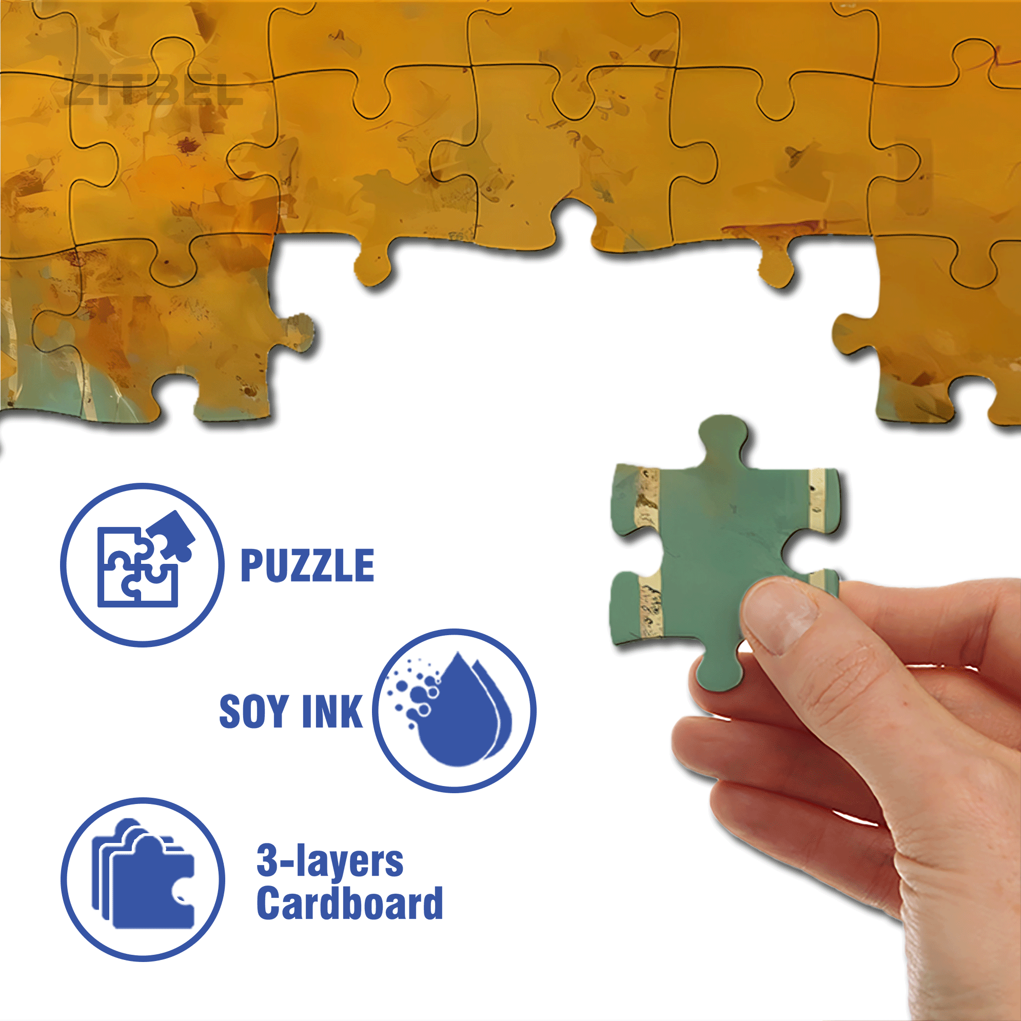 Obey The Inner Voice 17 500pcs/1000pcs Jigsaw Puzzle, Scratch-Resistant, Interactive Family Game & Brain-Boosting DIY Decor, Perfect for Halloween, Christmas & New Year Gifts, Family Puzzle Game