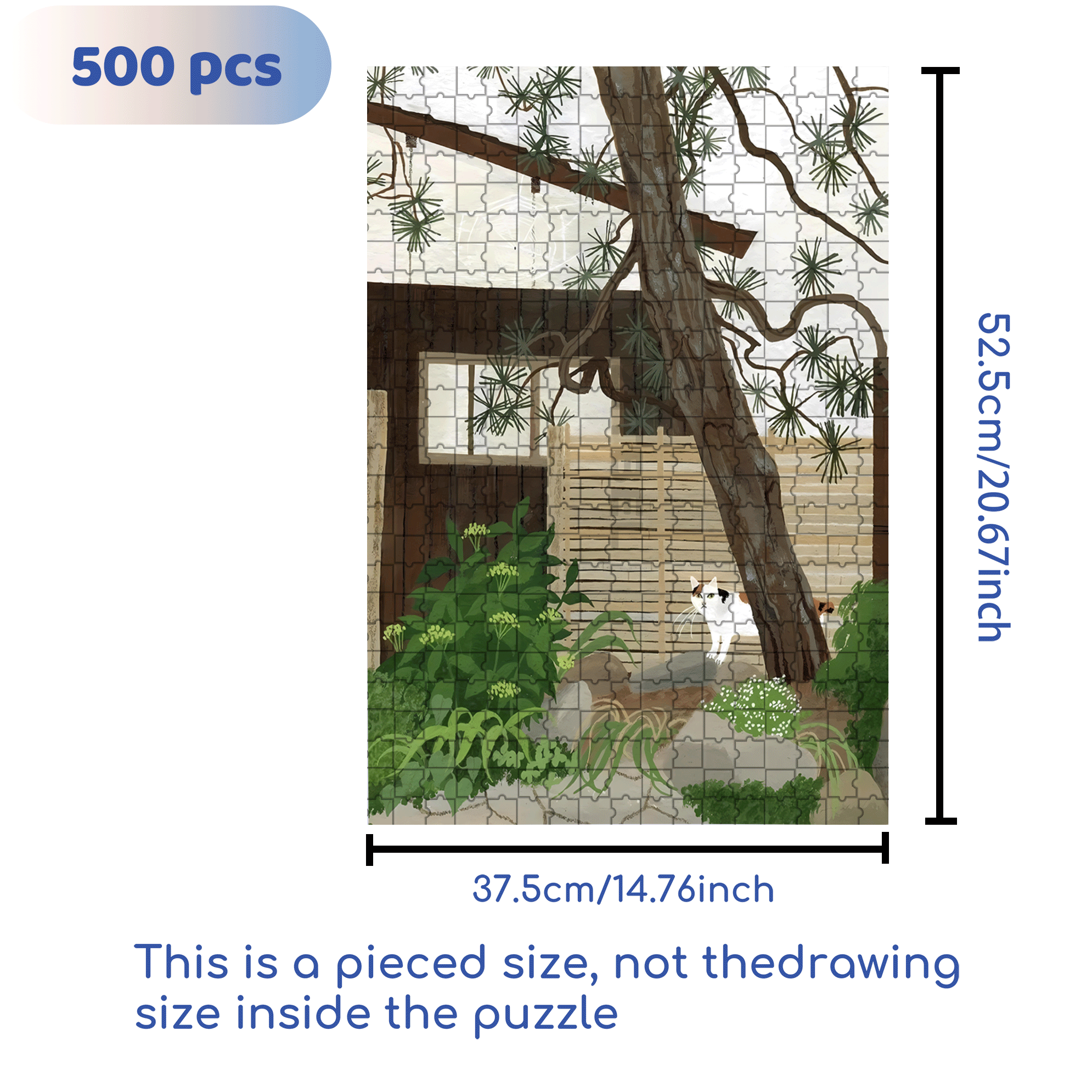 Pet Portraits 2 500pcs/1000pcs Jigsaw Puzzle, Scratch-Resistant, Interactive Family Game & Brain-Boosting DIY Decor, Perfect for Halloween, Christmas & New Year Gifts, Family Puzzle Game