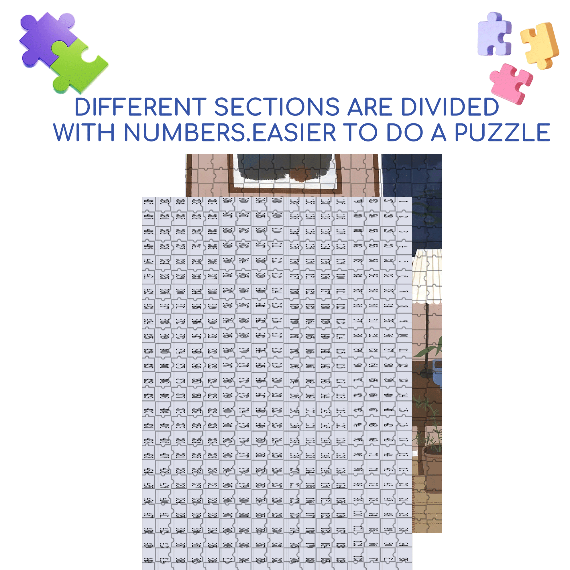 Pet Portraits 4 500pcs/1000pcs Jigsaw Puzzle, Scratch-Resistant, Interactive Family Game & Brain-Boosting DIY Decor, Perfect for Halloween, Christmas & New Year Gifts, Family Puzzle Game