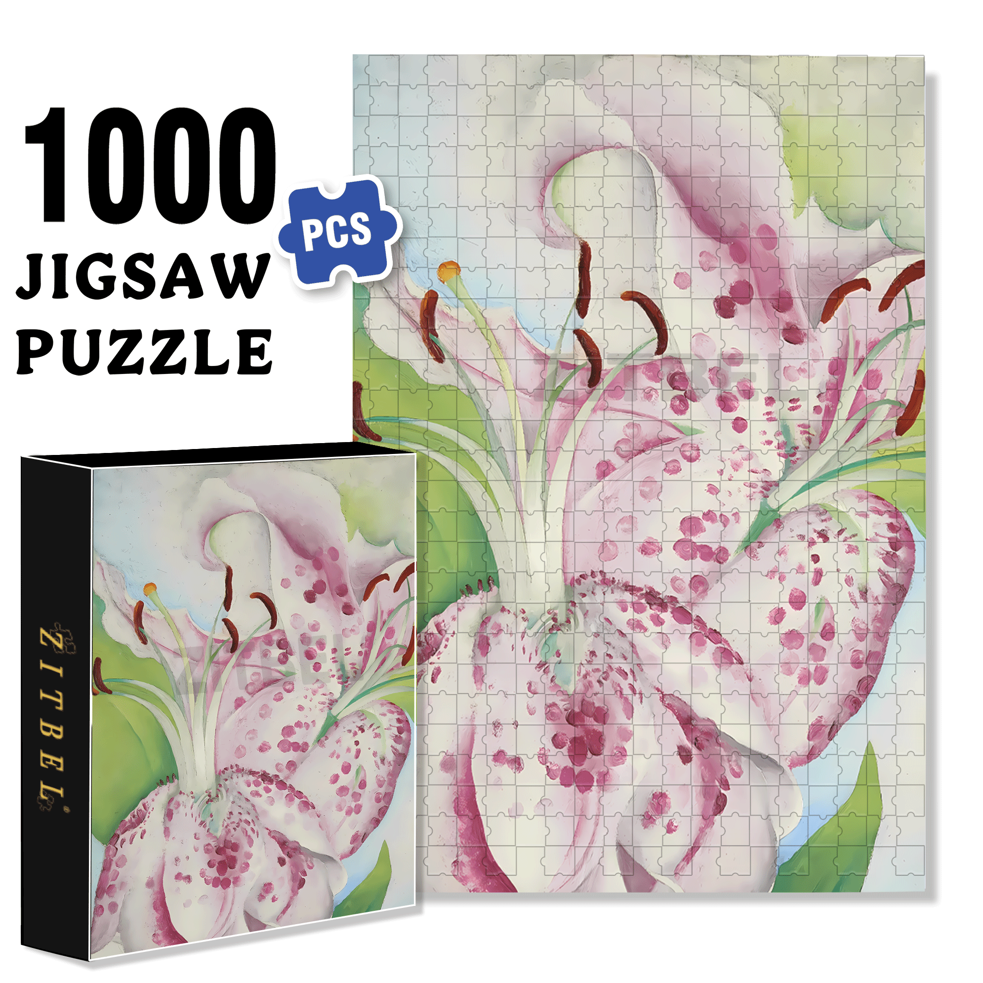The Beauty Of Nature 4 500pcs/1000pcs Jigsaw Puzzle, Scratch-Resistant, Interactive Family Game & Brain-Boosting DIY Decor, Perfect for Halloween, Christmas & New Year Gifts, Family Puzzle Game